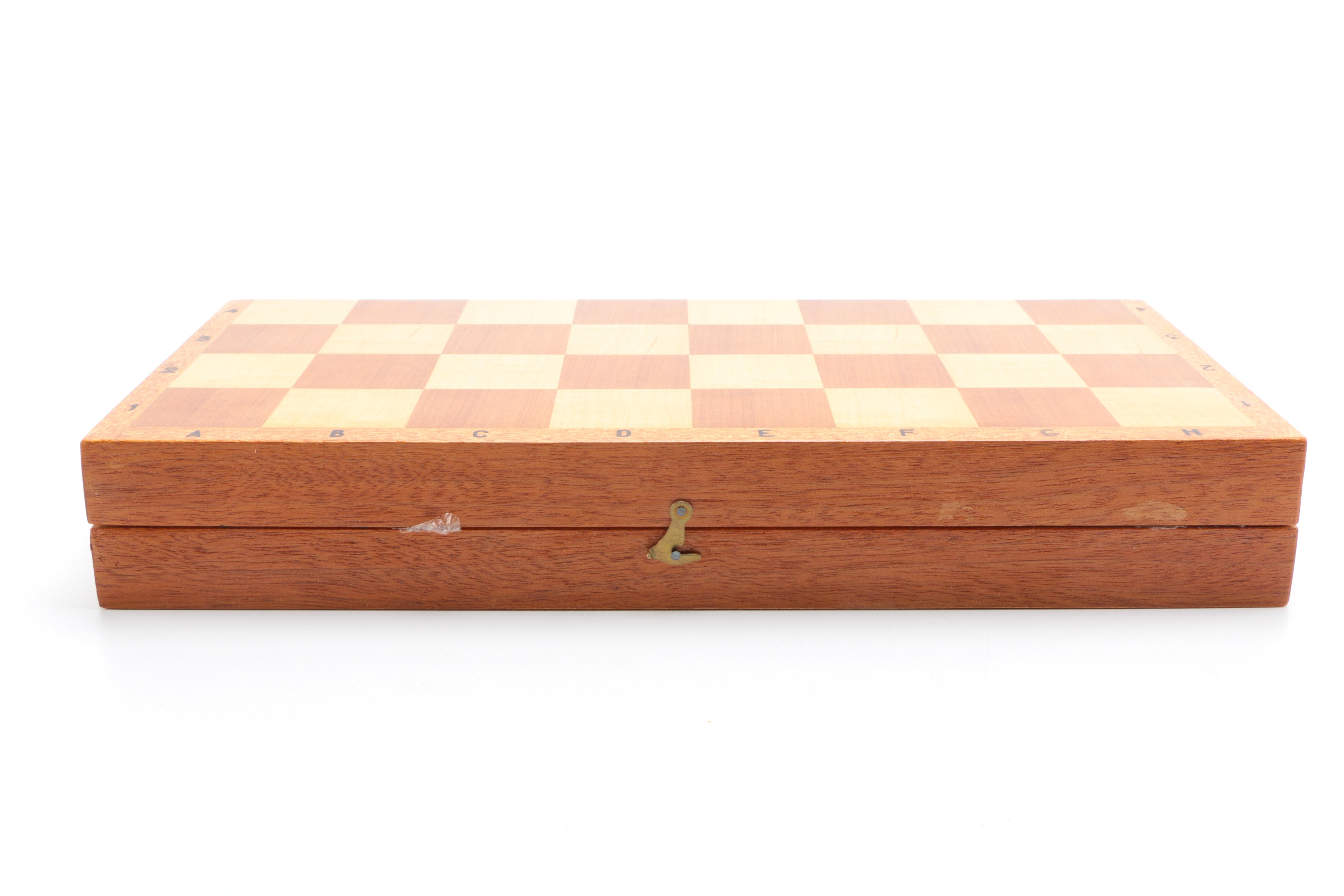 Russian Metryoshka Chess Sets and Board