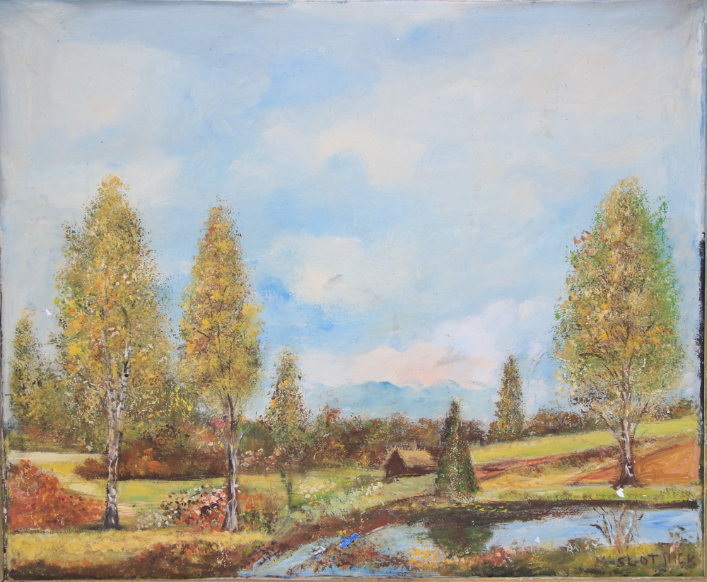 M. Slotnick Painting of a Landscape