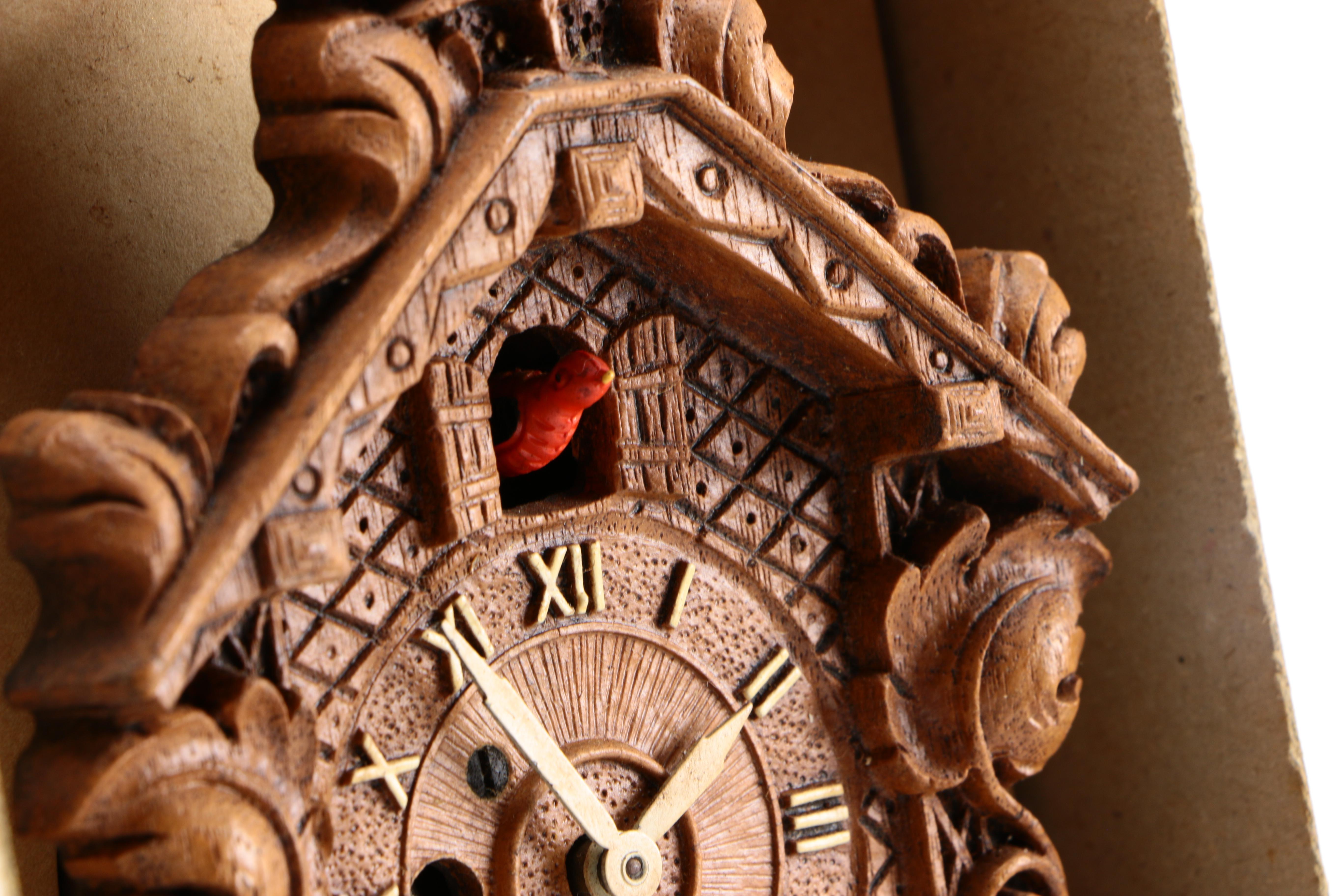 Small Cuckoo Clock and Other Assorted Clocks