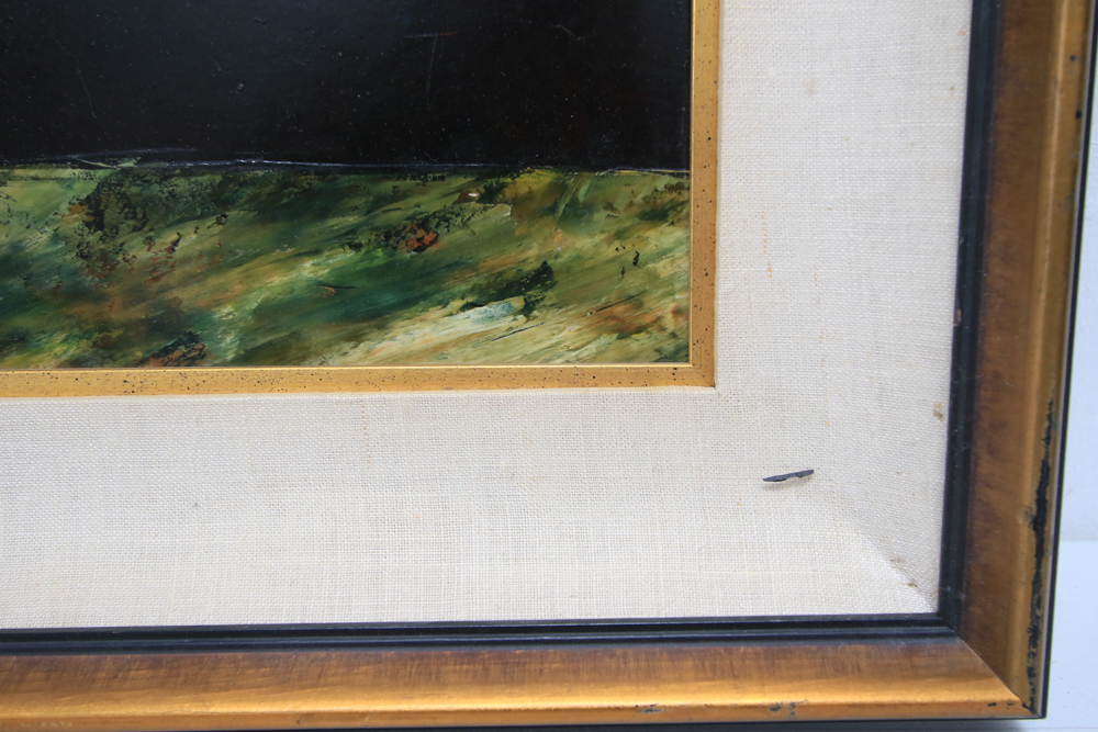 J. Marqué Oil Painting on Canvas Floral Still Life