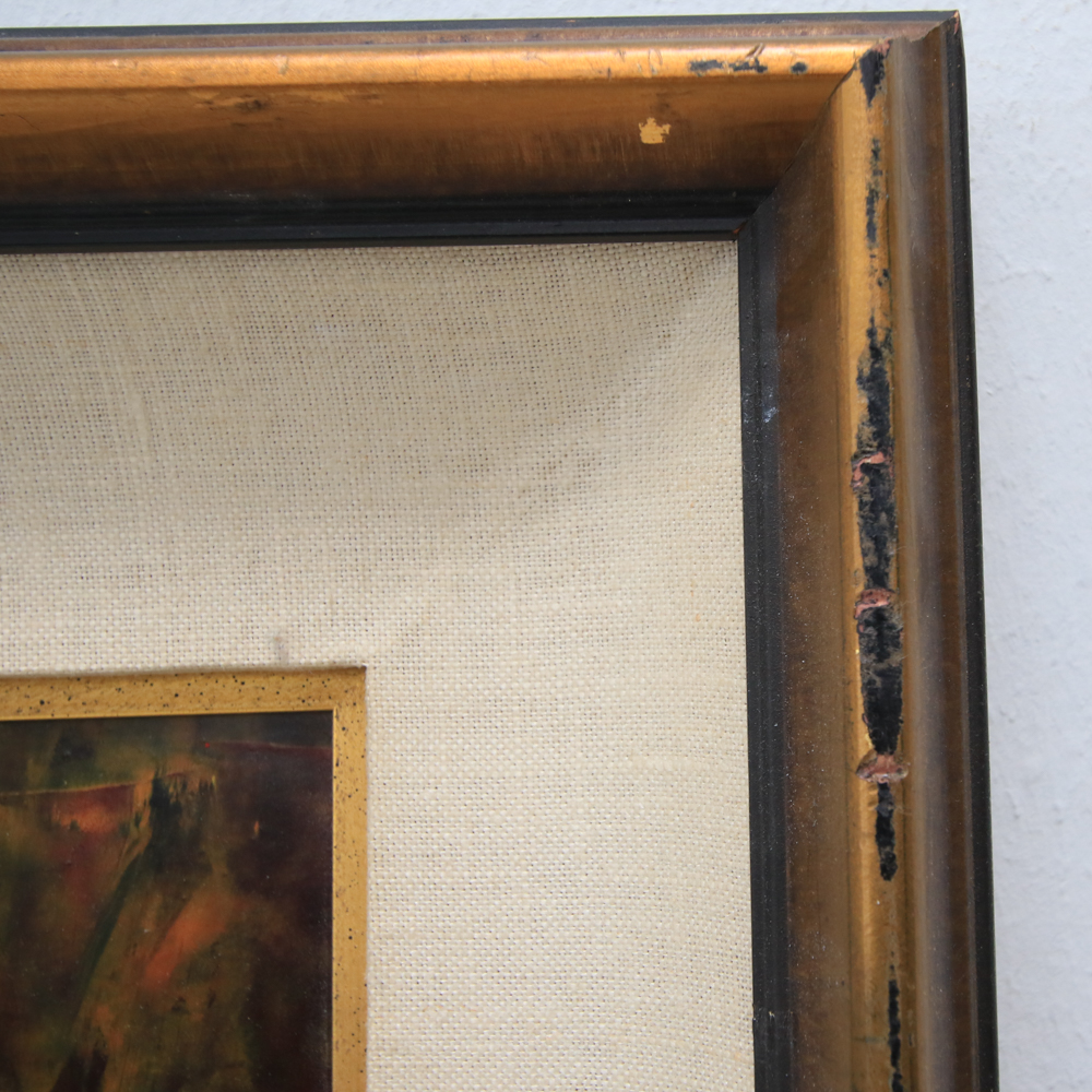 J. Marqué Oil Painting on Canvas Floral Still Life