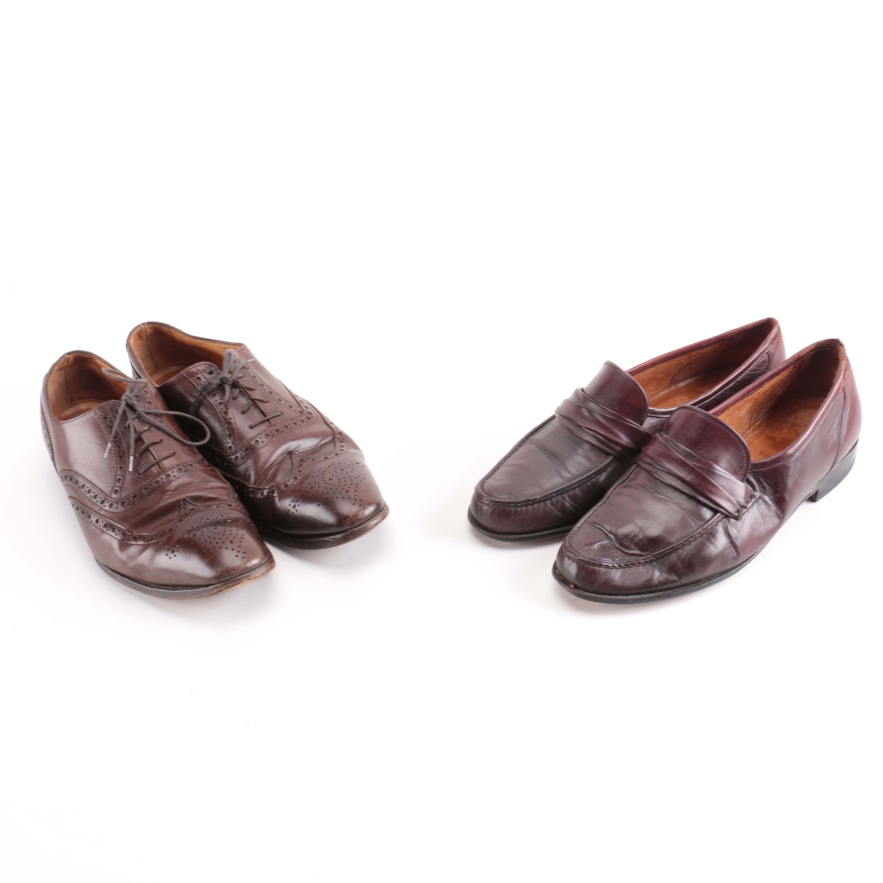 Allen Edmonds Loafers and Peal & Co Wingtip Shoes