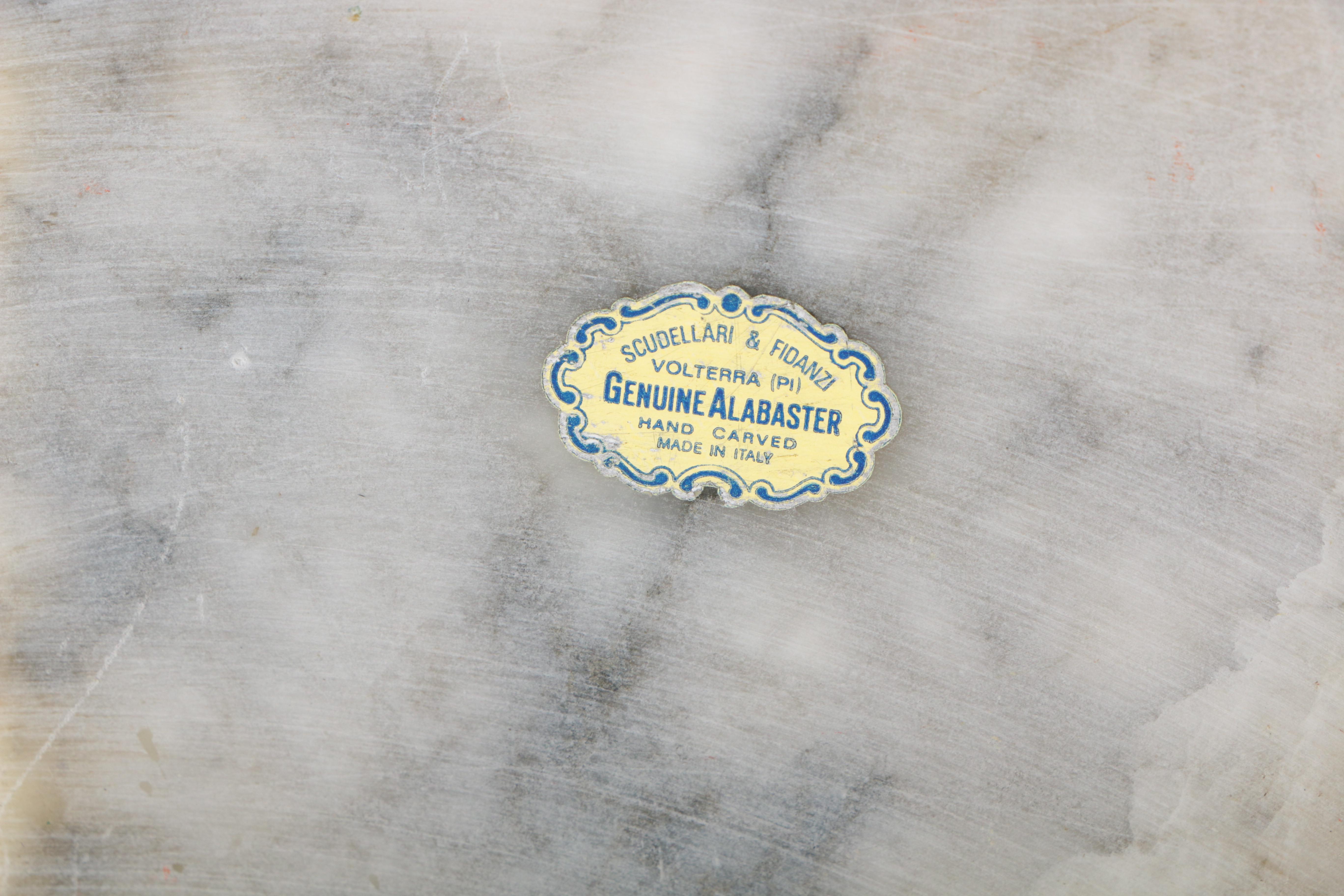 Pair of Alabaster Book Ends