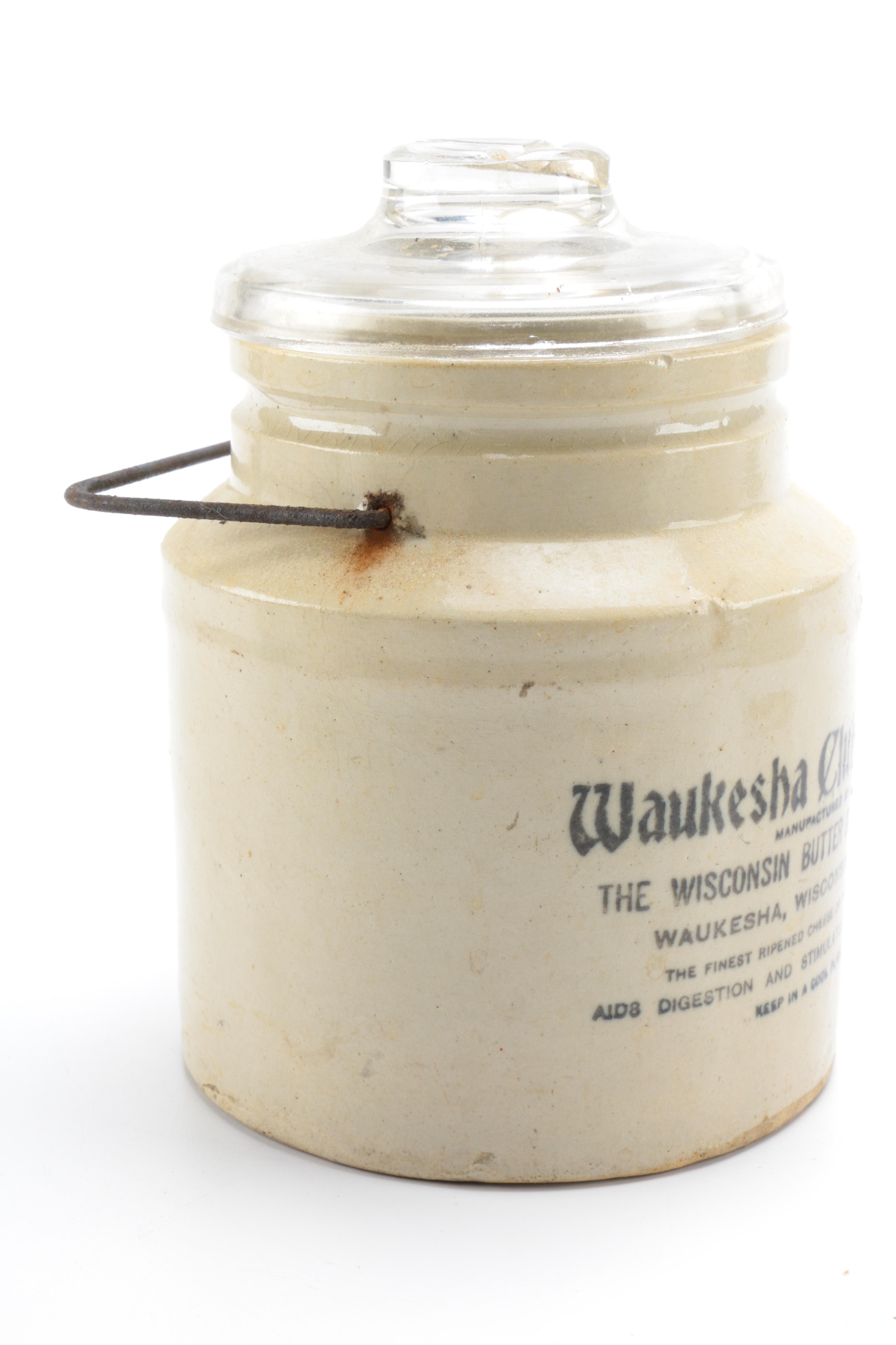 Assortment of Vintage Stoneware Containers