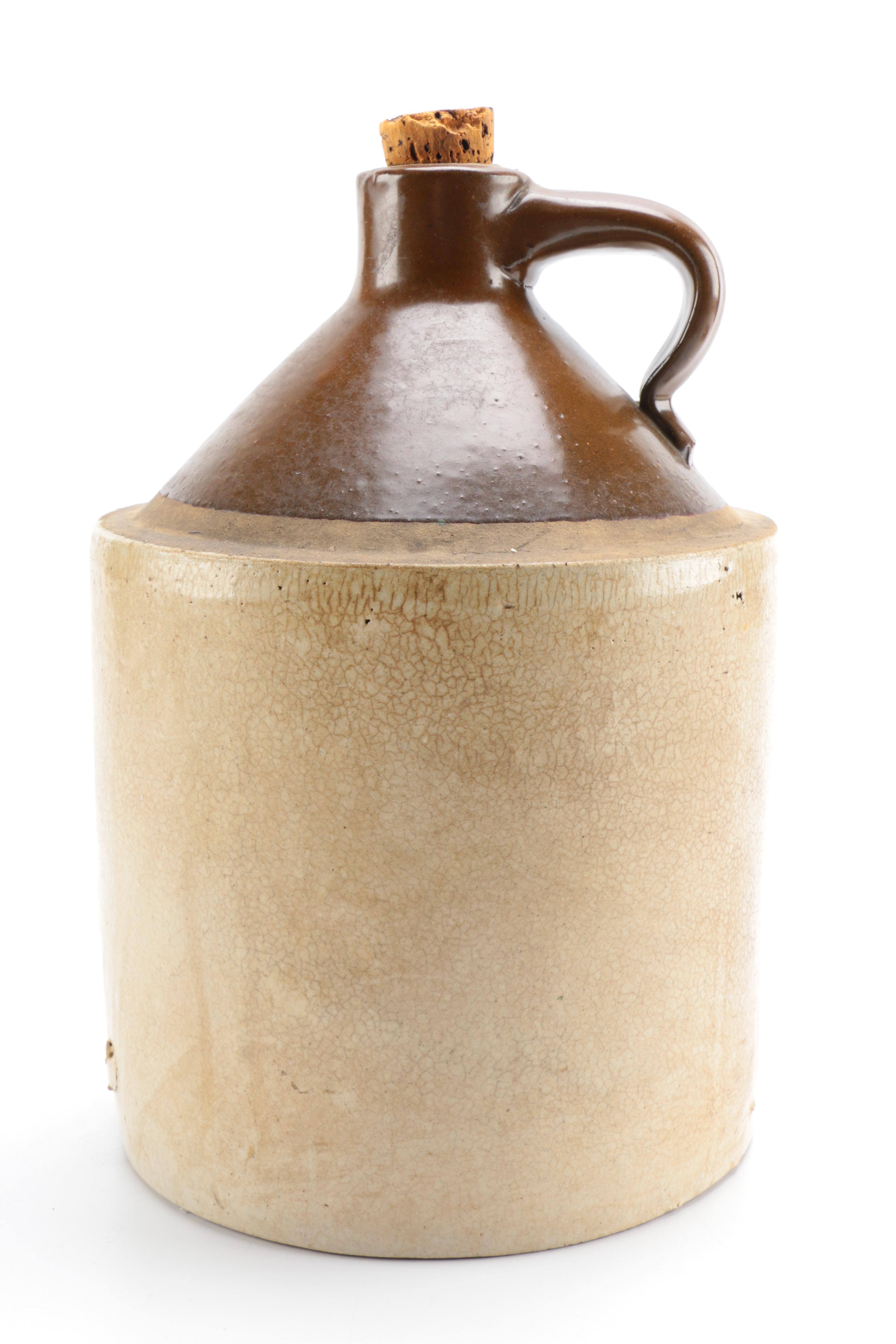 Assortment of Vintage Stoneware Containers