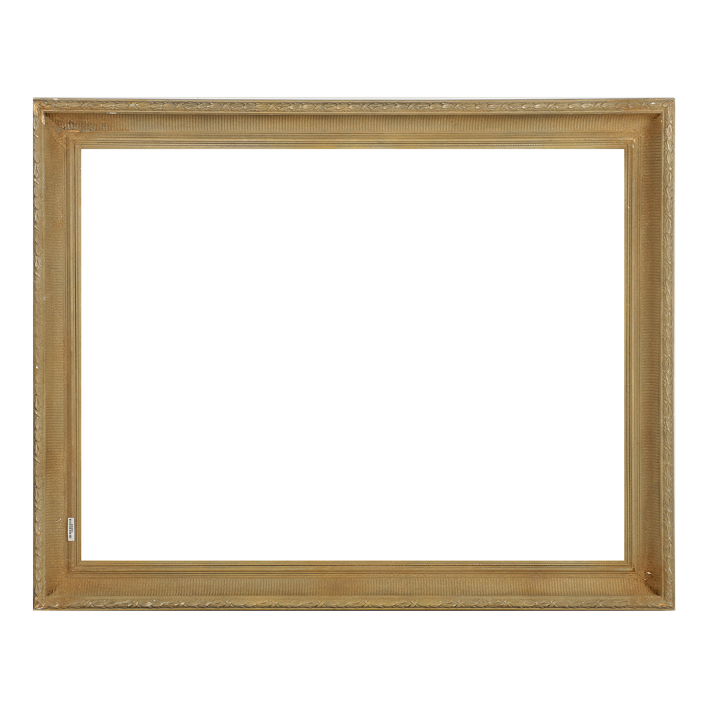 Contemporary Wood and Gesso Frame