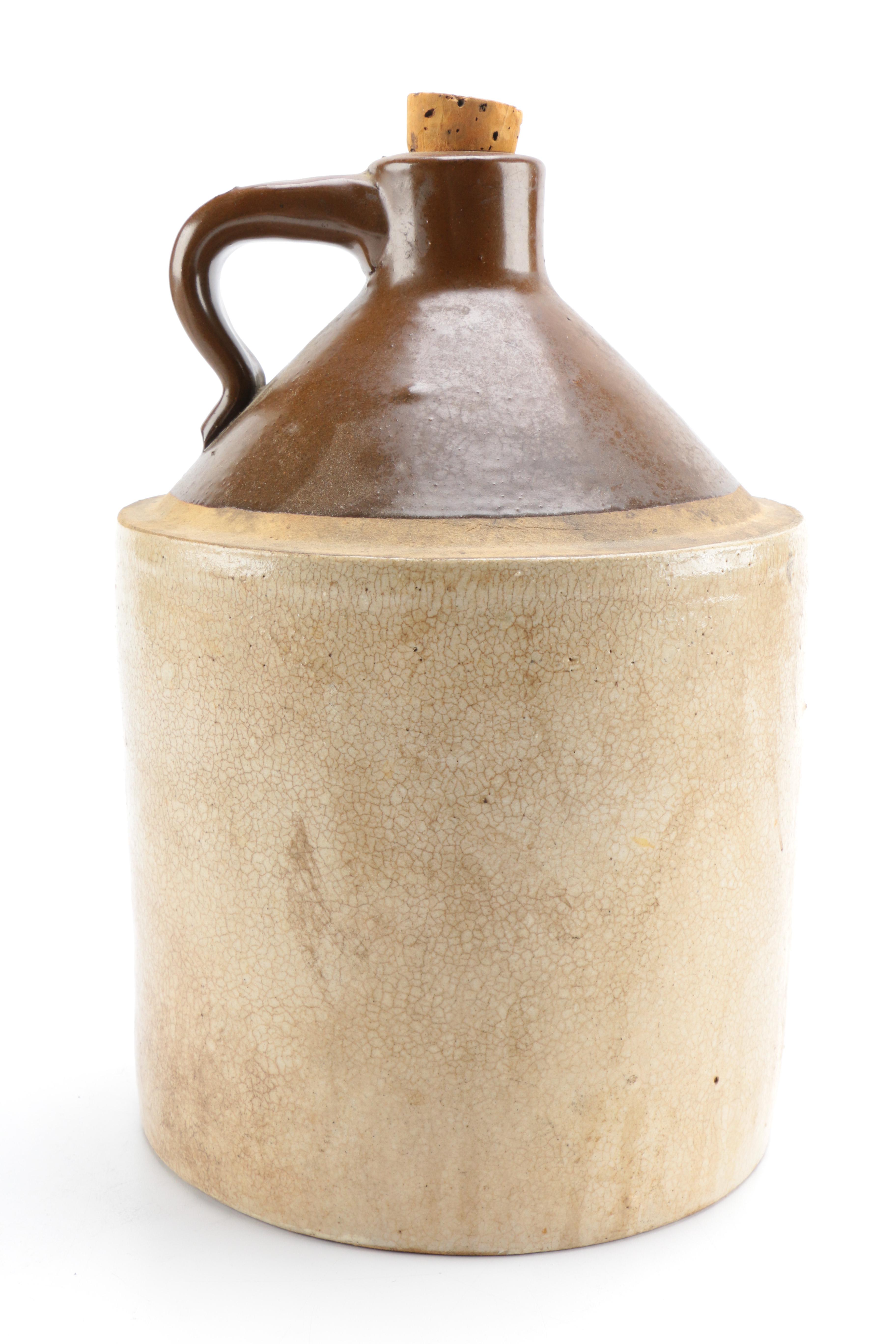 Assortment of Vintage Stoneware Containers