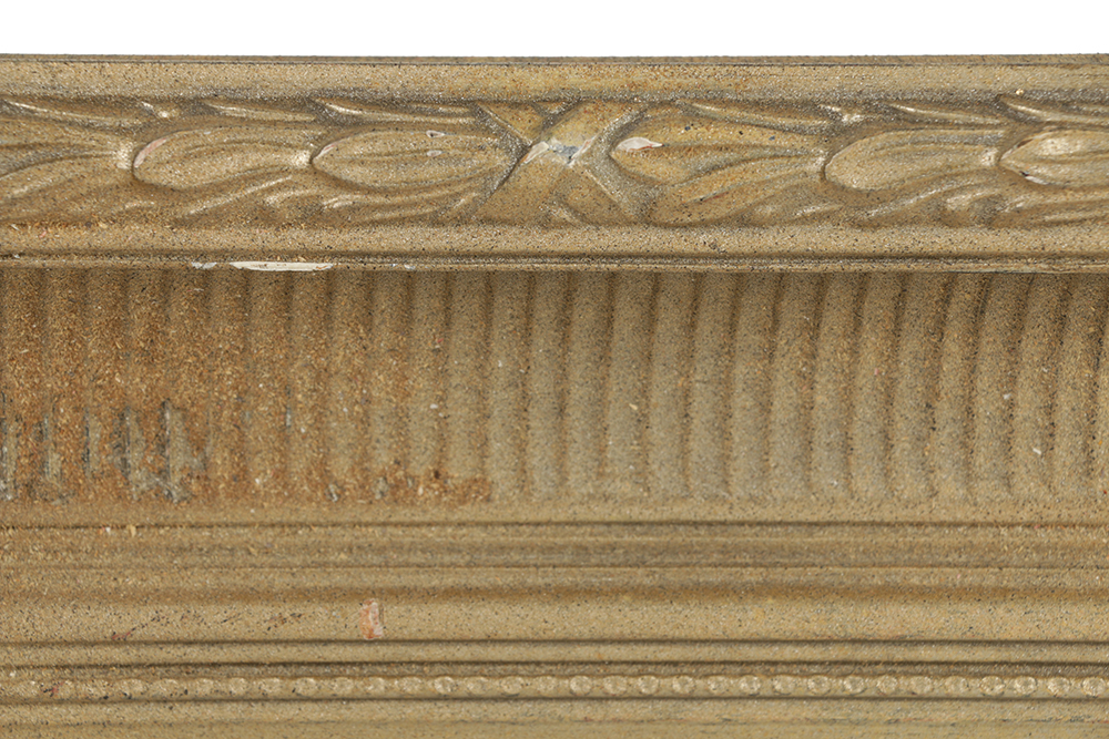 Contemporary Wood and Gesso Frame