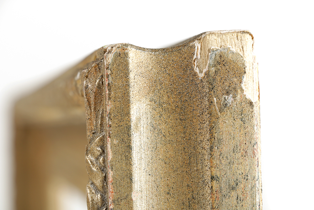 Contemporary Wood and Gesso Frame