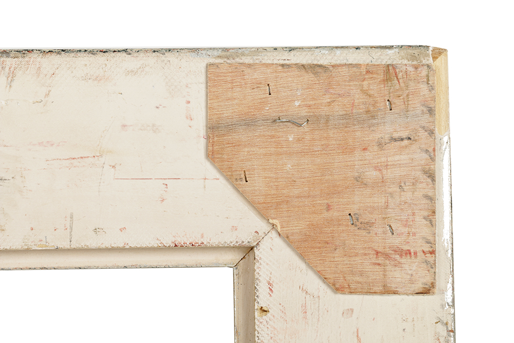 Contemporary Wood and Gesso Frame