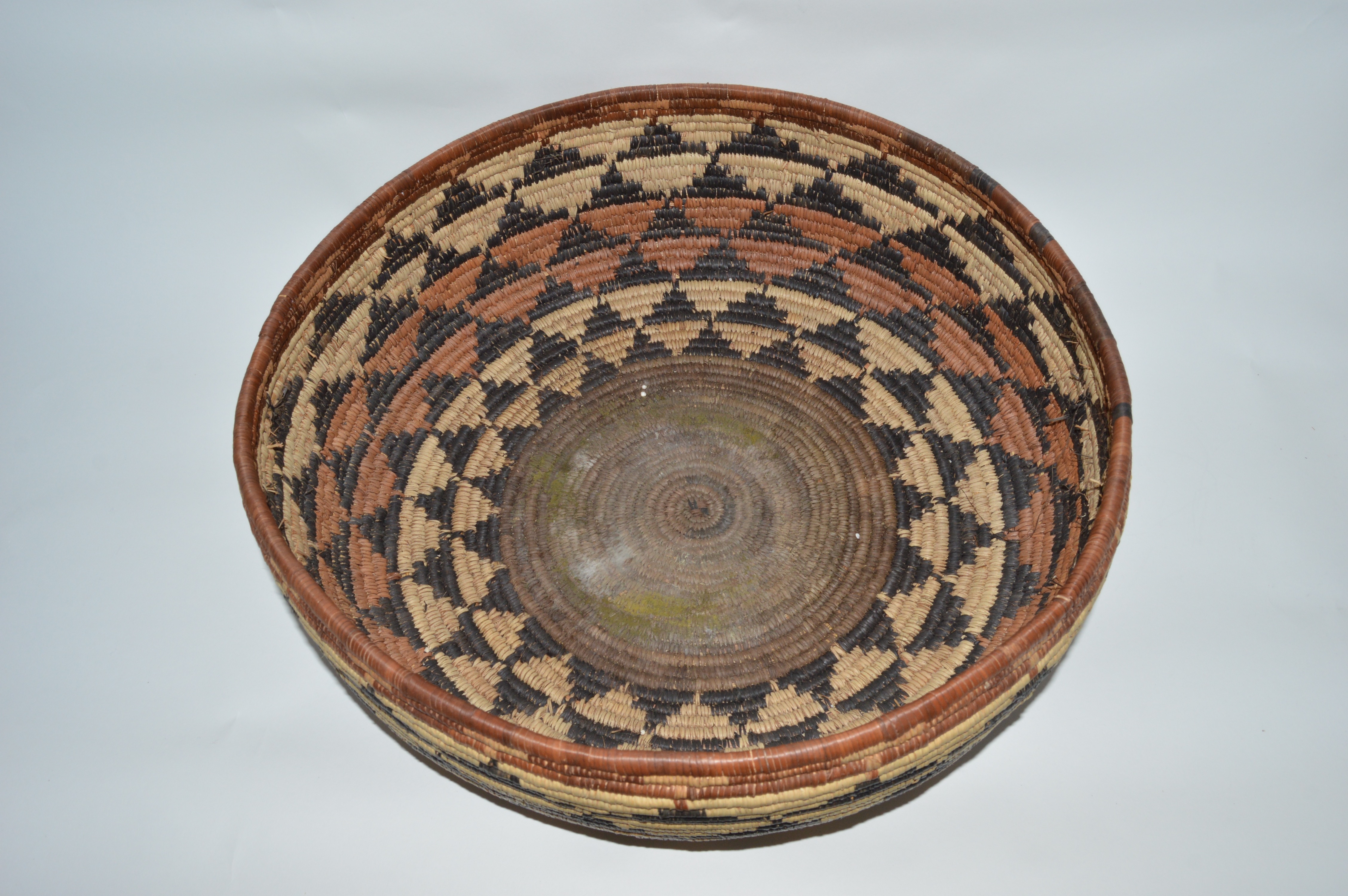 Handwoven Basketry Bowl and Lidded Zulu Basket