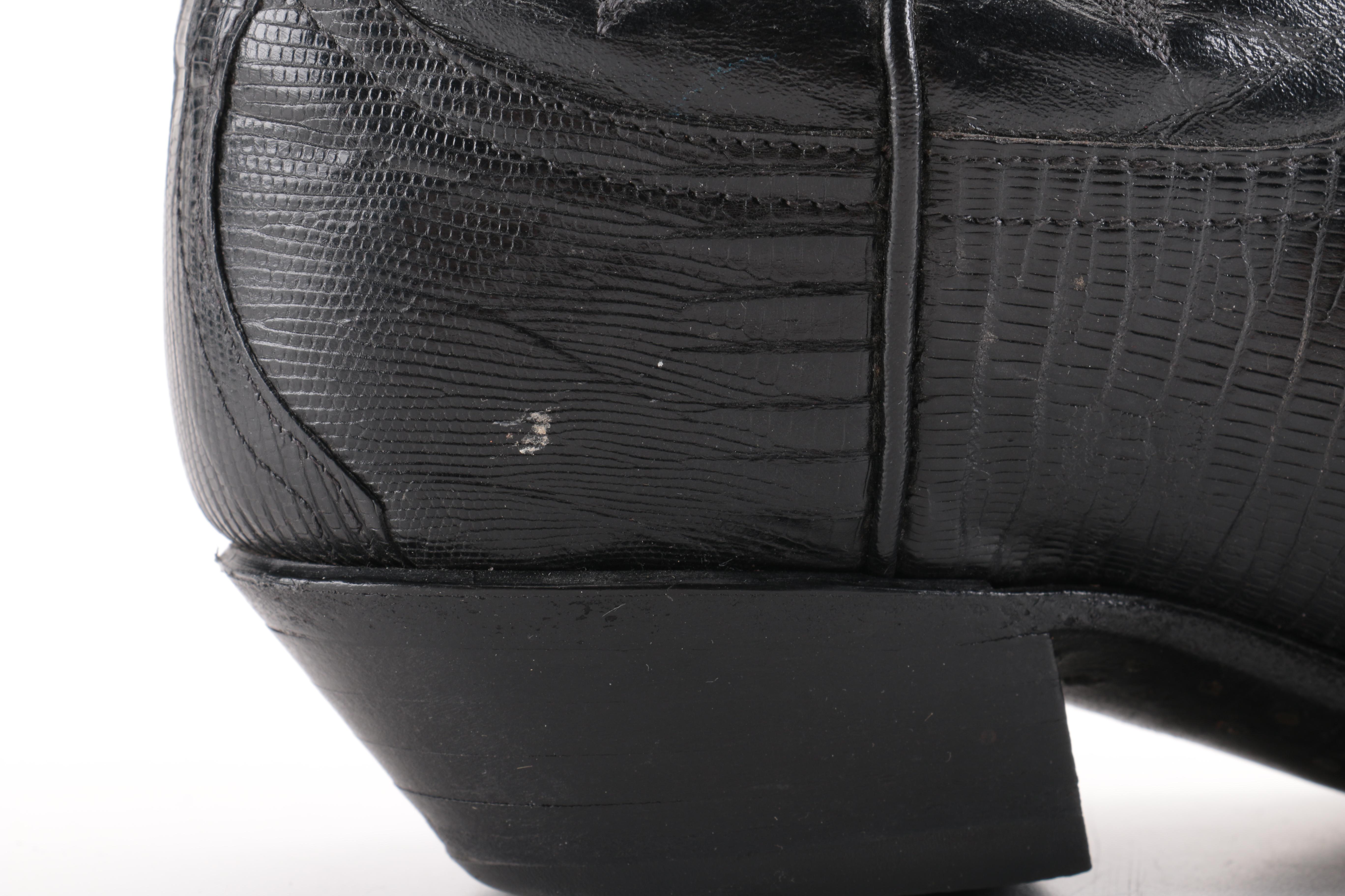 Larry Mahan's Leather Calf Cowboy Boots