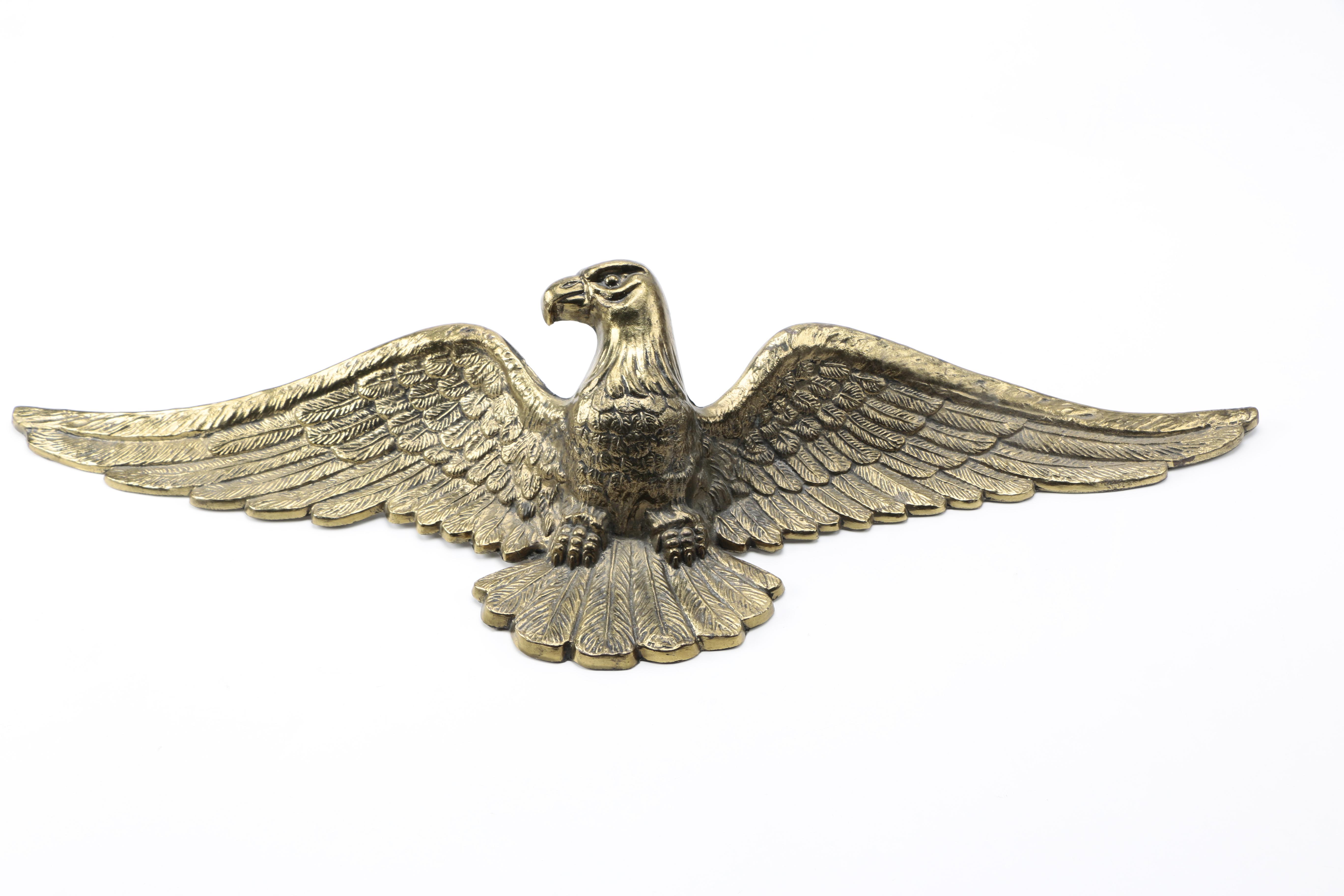 Gold Tone Metal Eagle