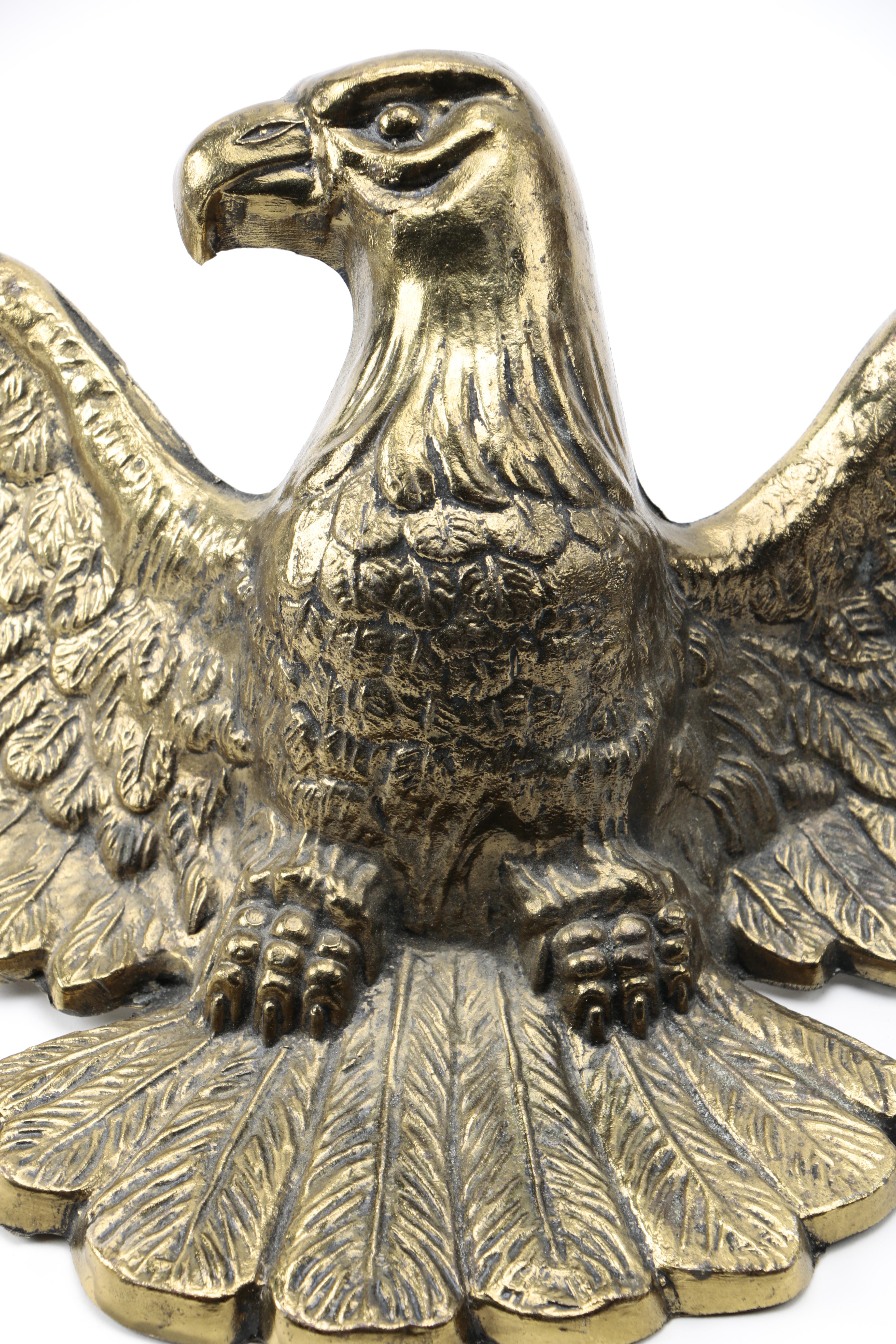 Gold Tone Metal Eagle