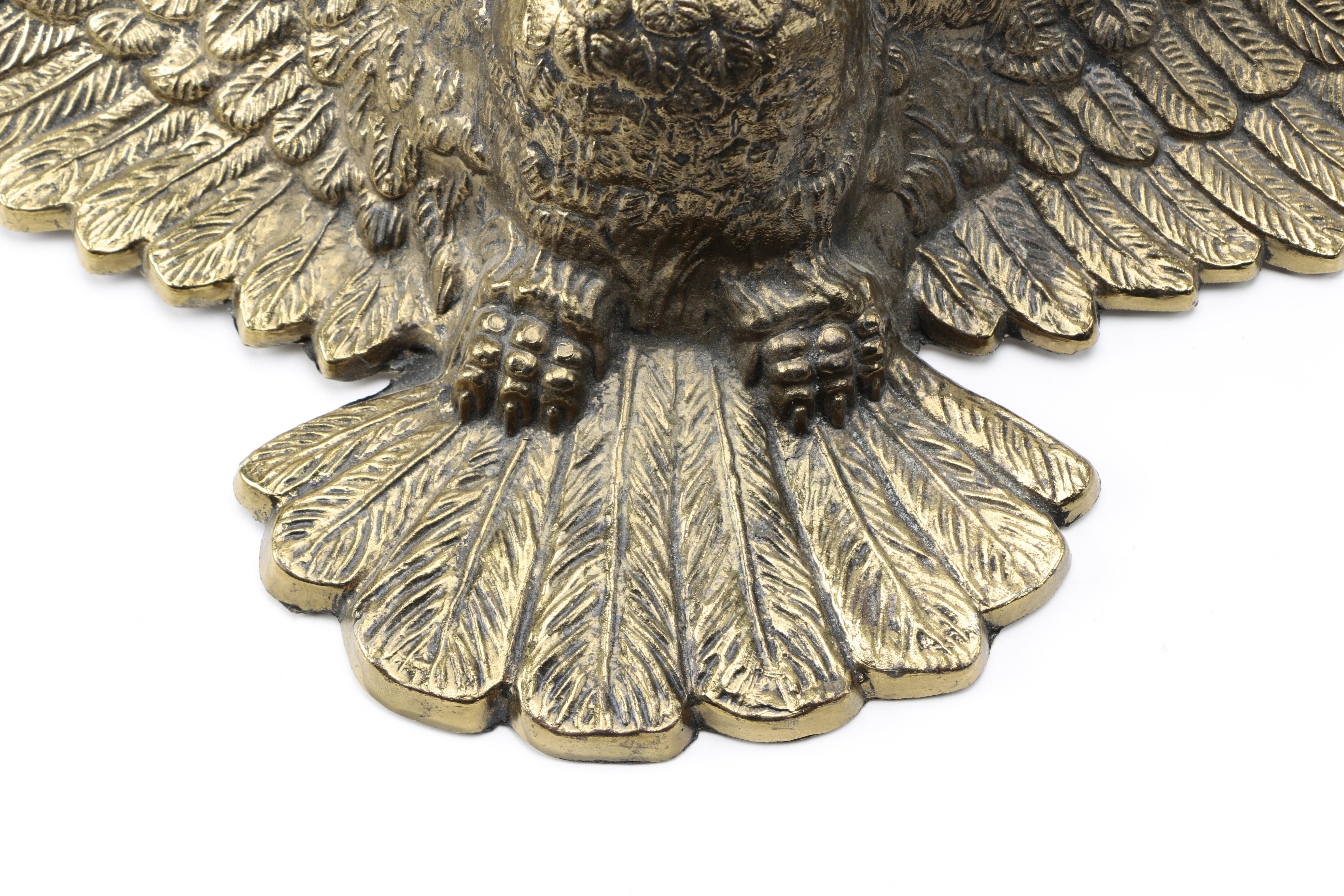 Gold Tone Metal Eagle