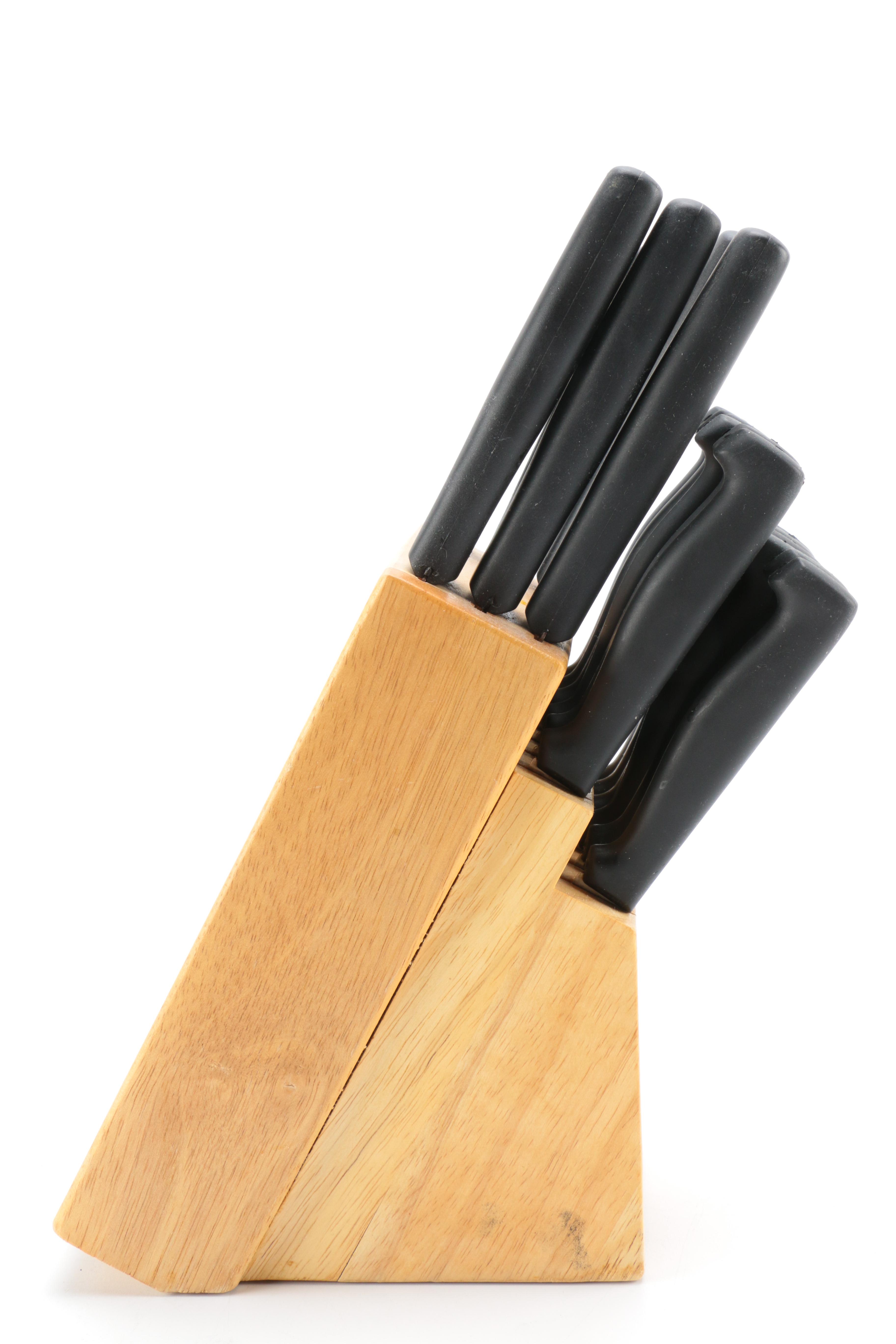 Regent Sheffield Knife Set in Wood Block