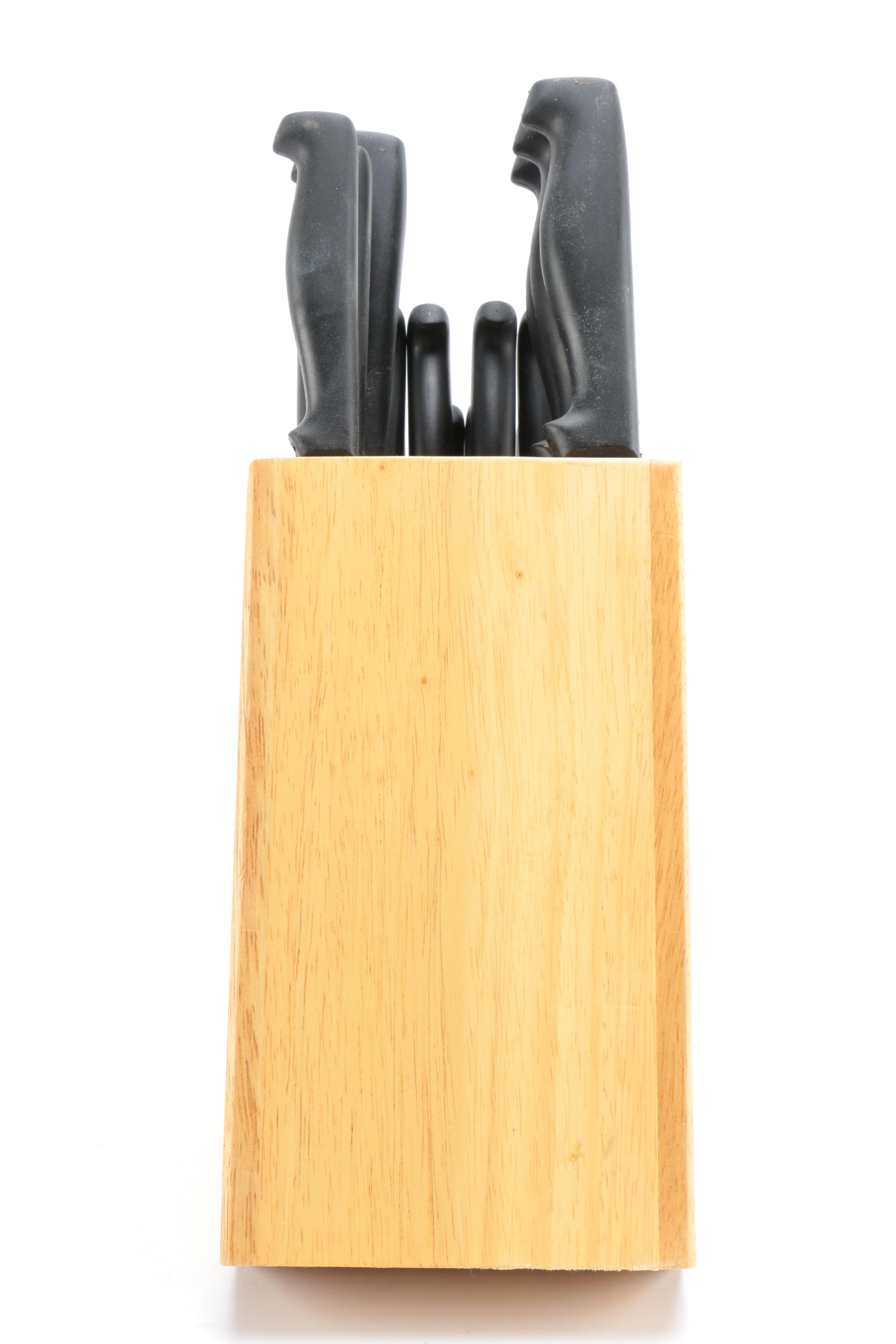 Regent Sheffield Knife Set in Wood Block