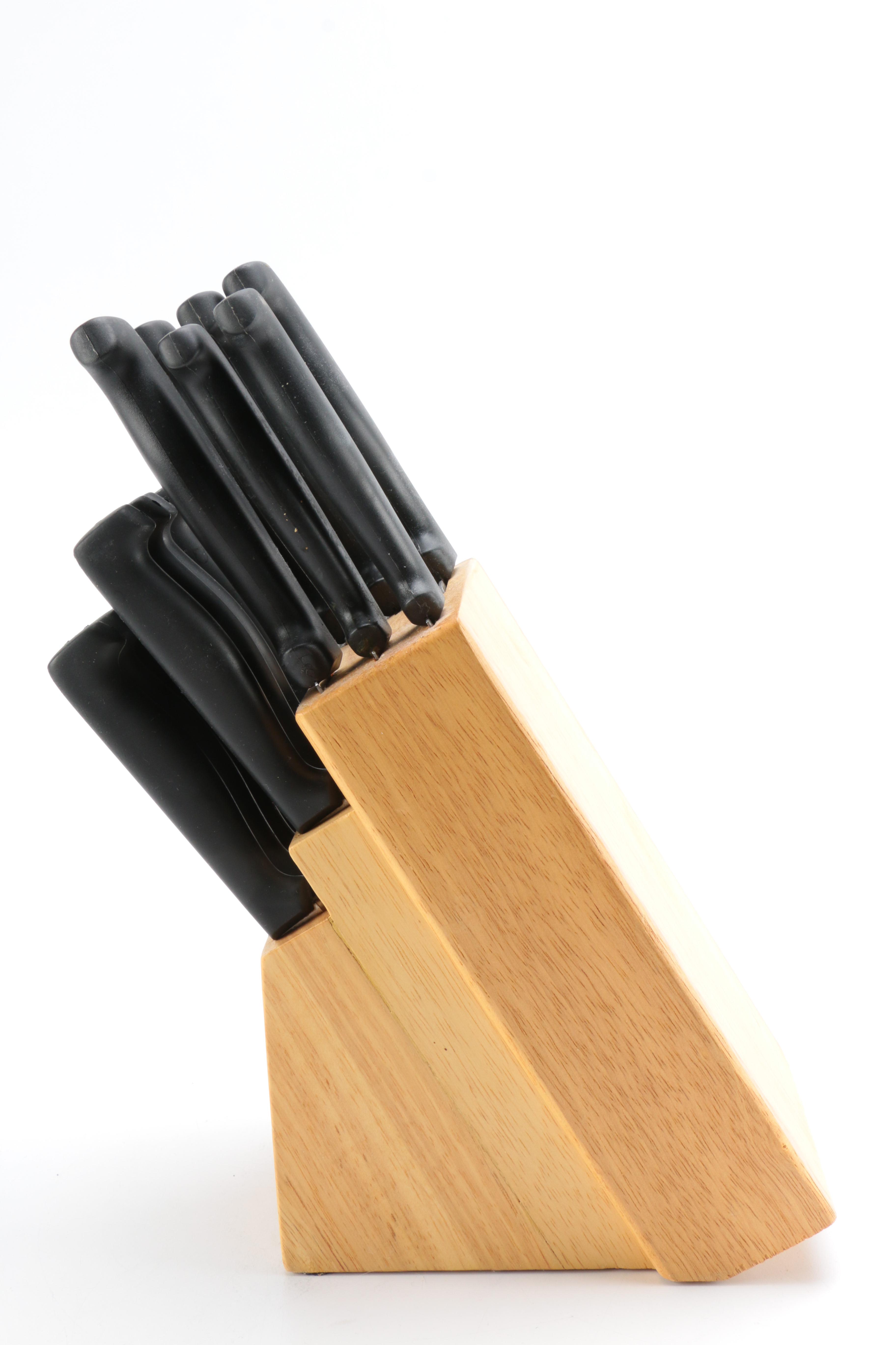 Regent Sheffield Knife Set in Wood Block