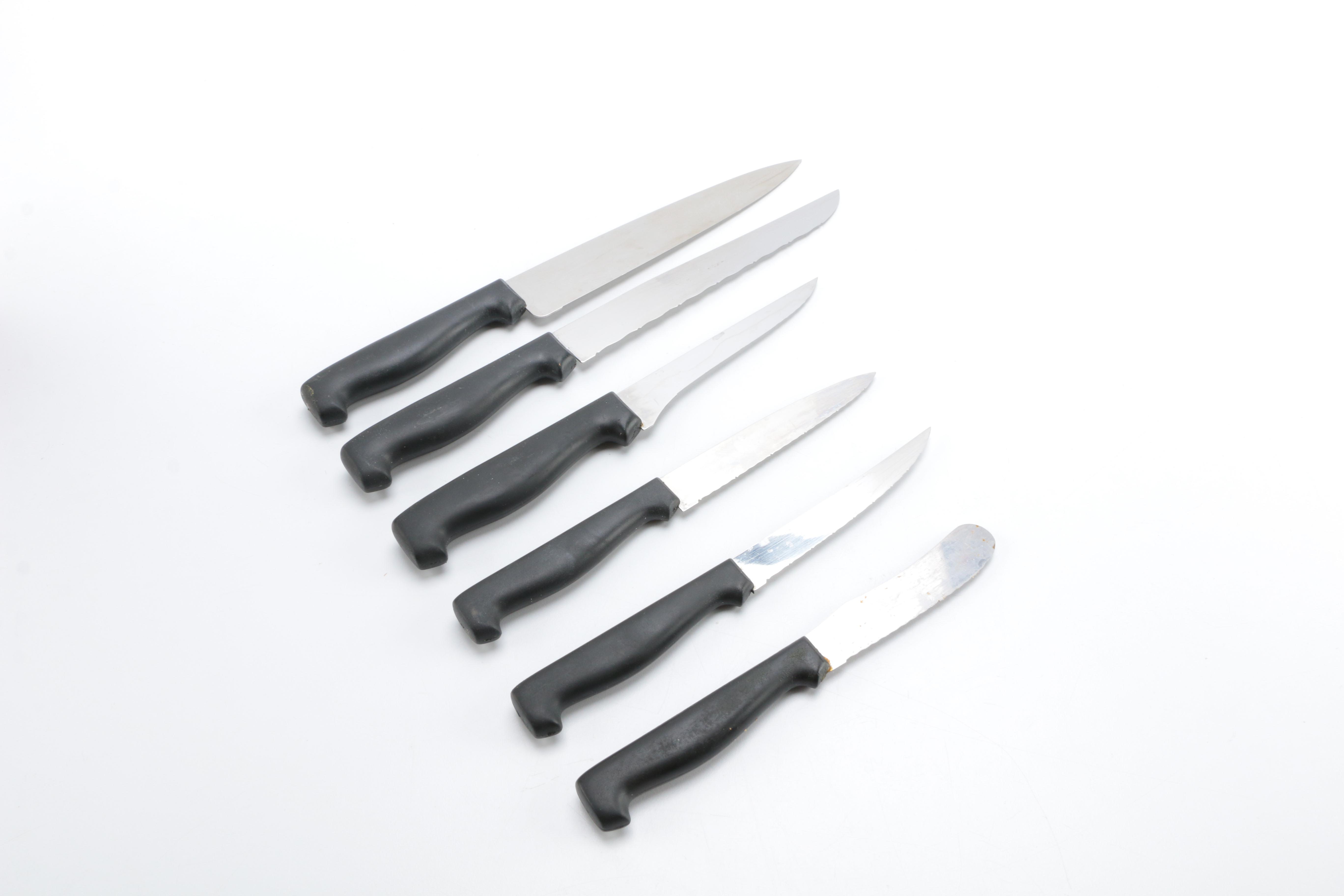 Regent Sheffield Knife Set in Wood Block