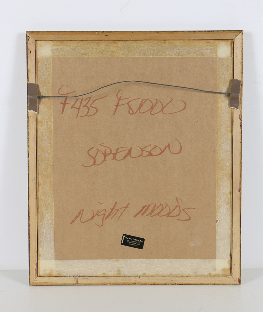 Sorenson Artist's Proof Color Etching With Aquatint "Night Moods"