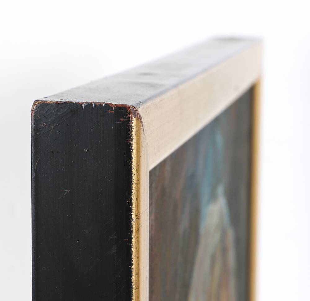 George A. Peterson Oil Portrait on Canvas of a Man