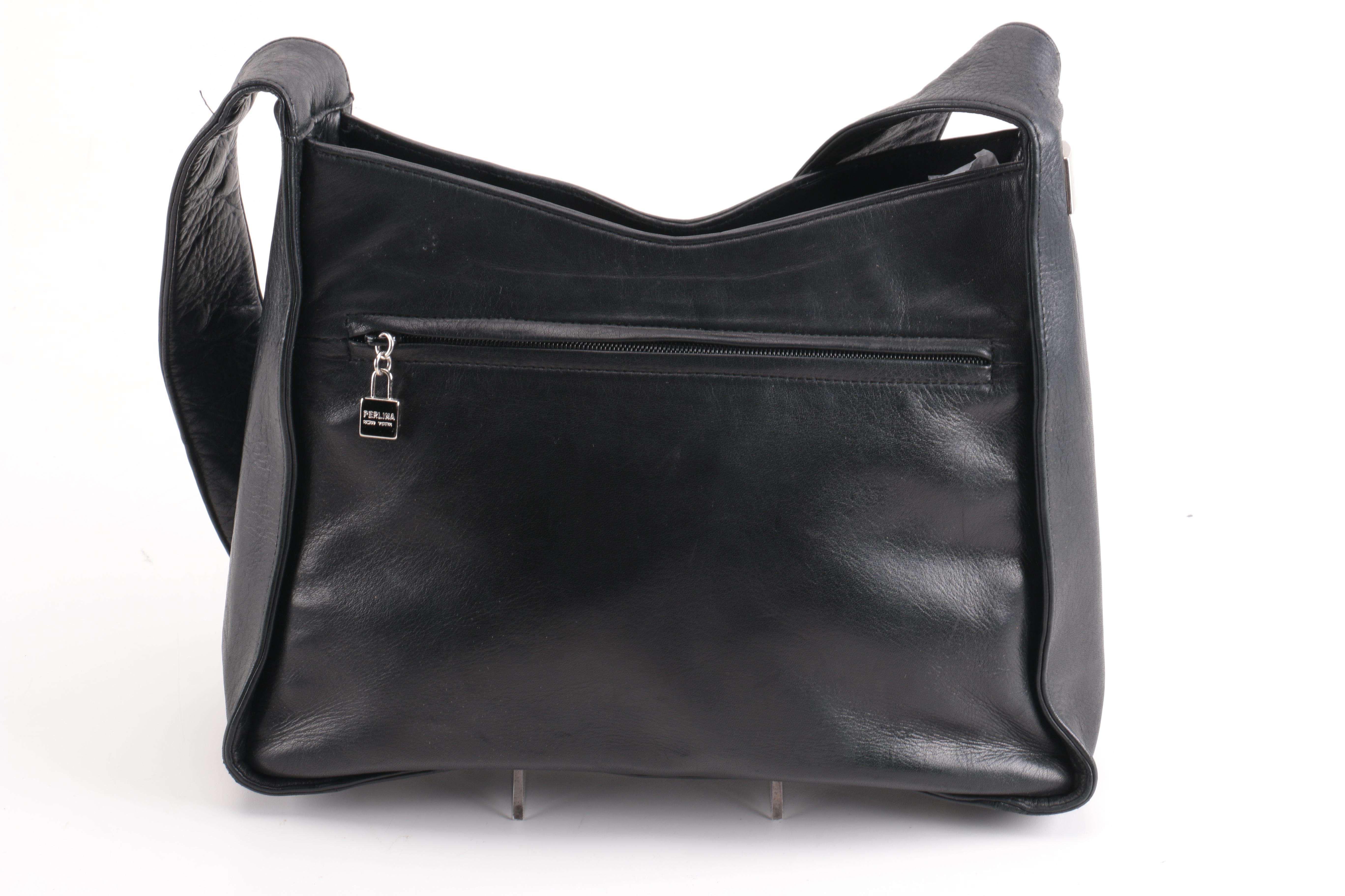 Perlina and Banana Republic Leather Handbags