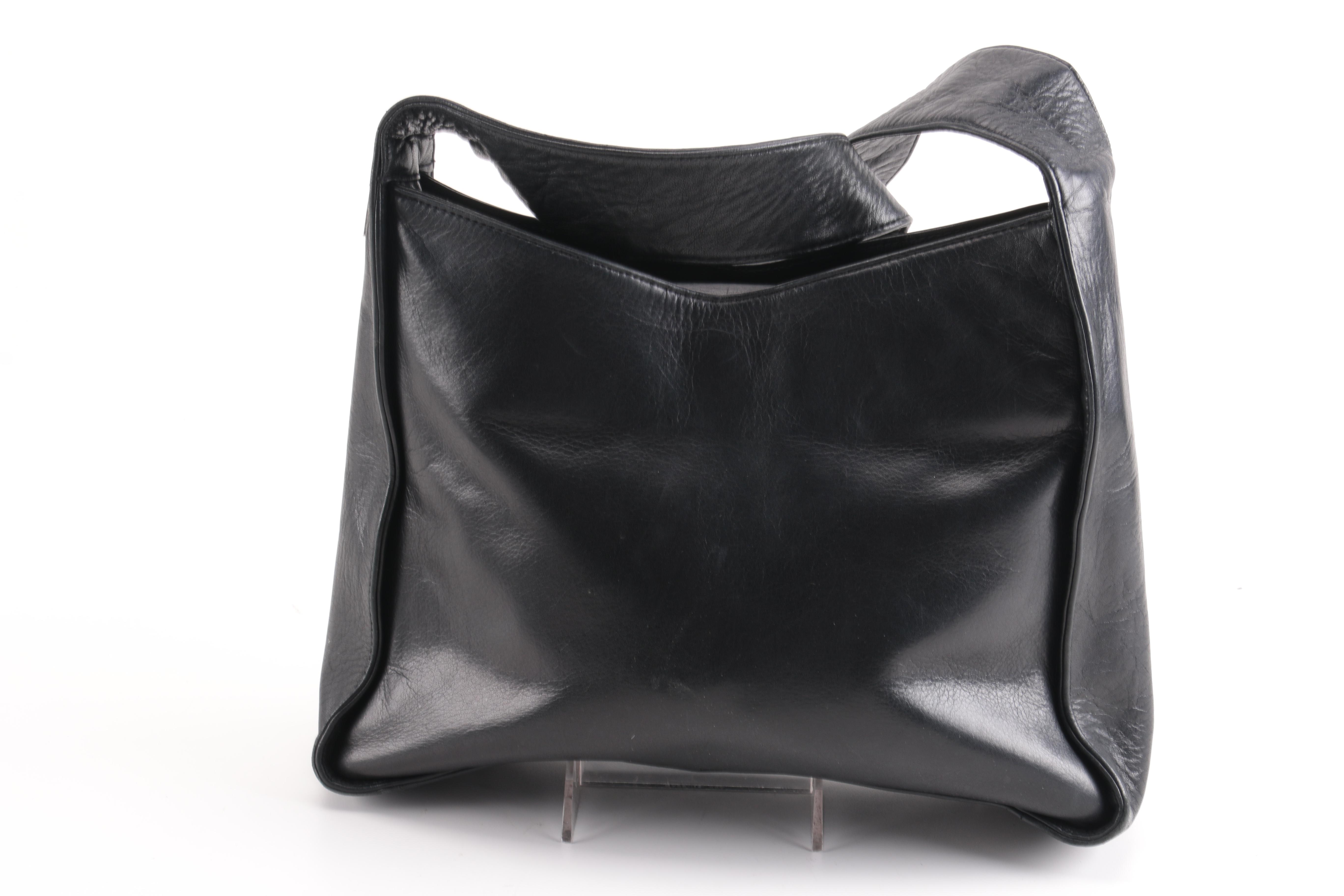 Perlina and Banana Republic Leather Handbags