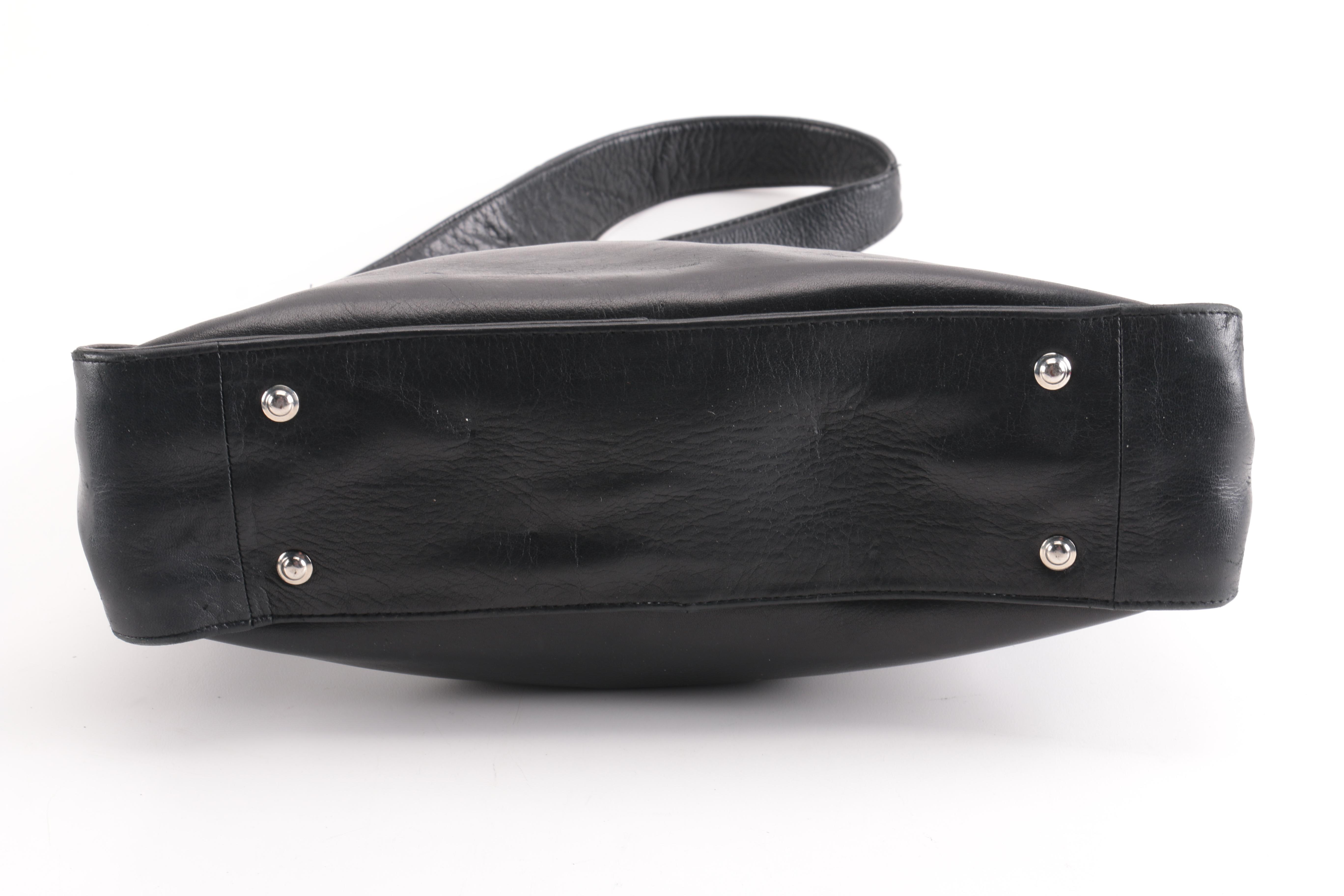 Perlina and Banana Republic Leather Handbags