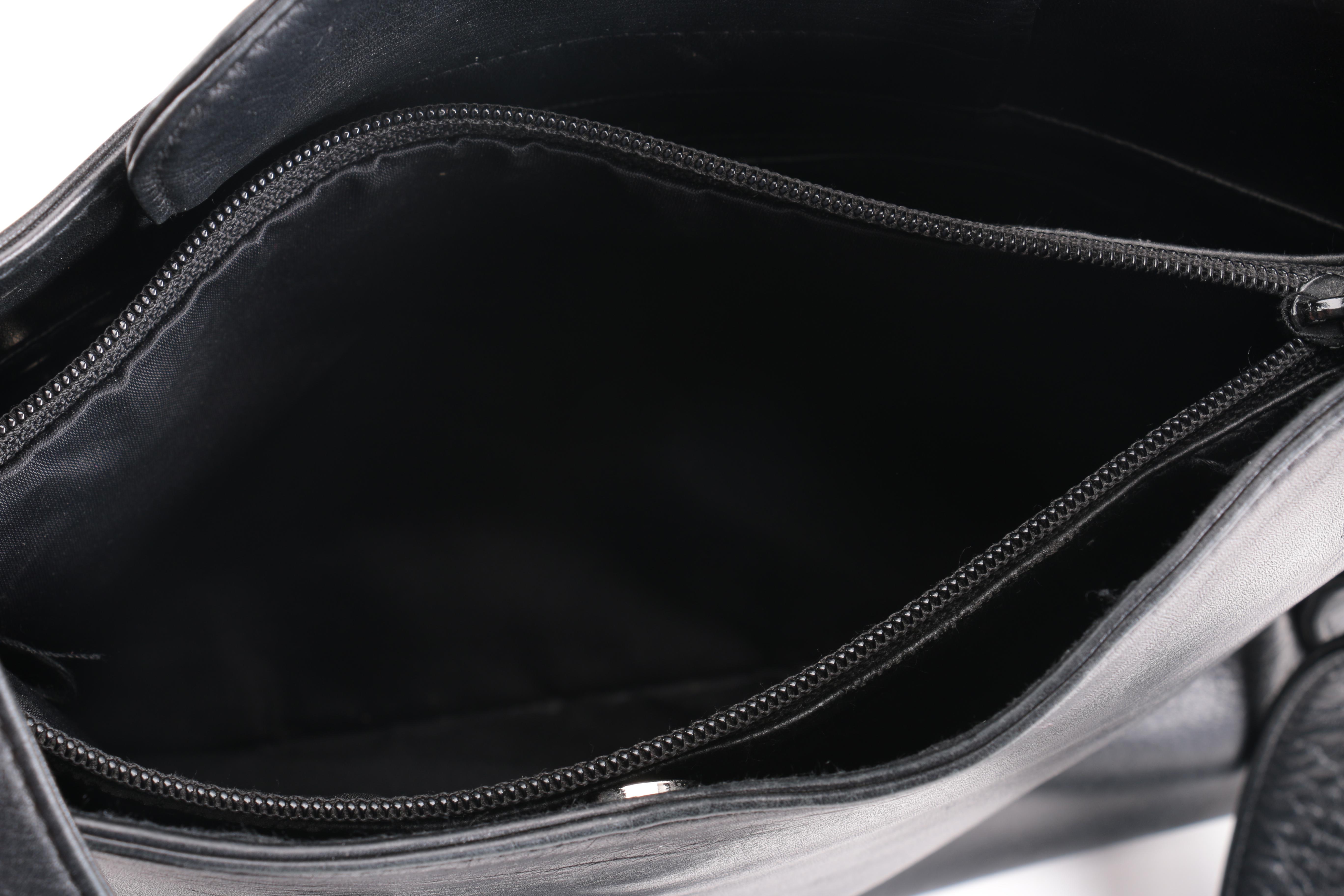 Perlina and Banana Republic Leather Handbags