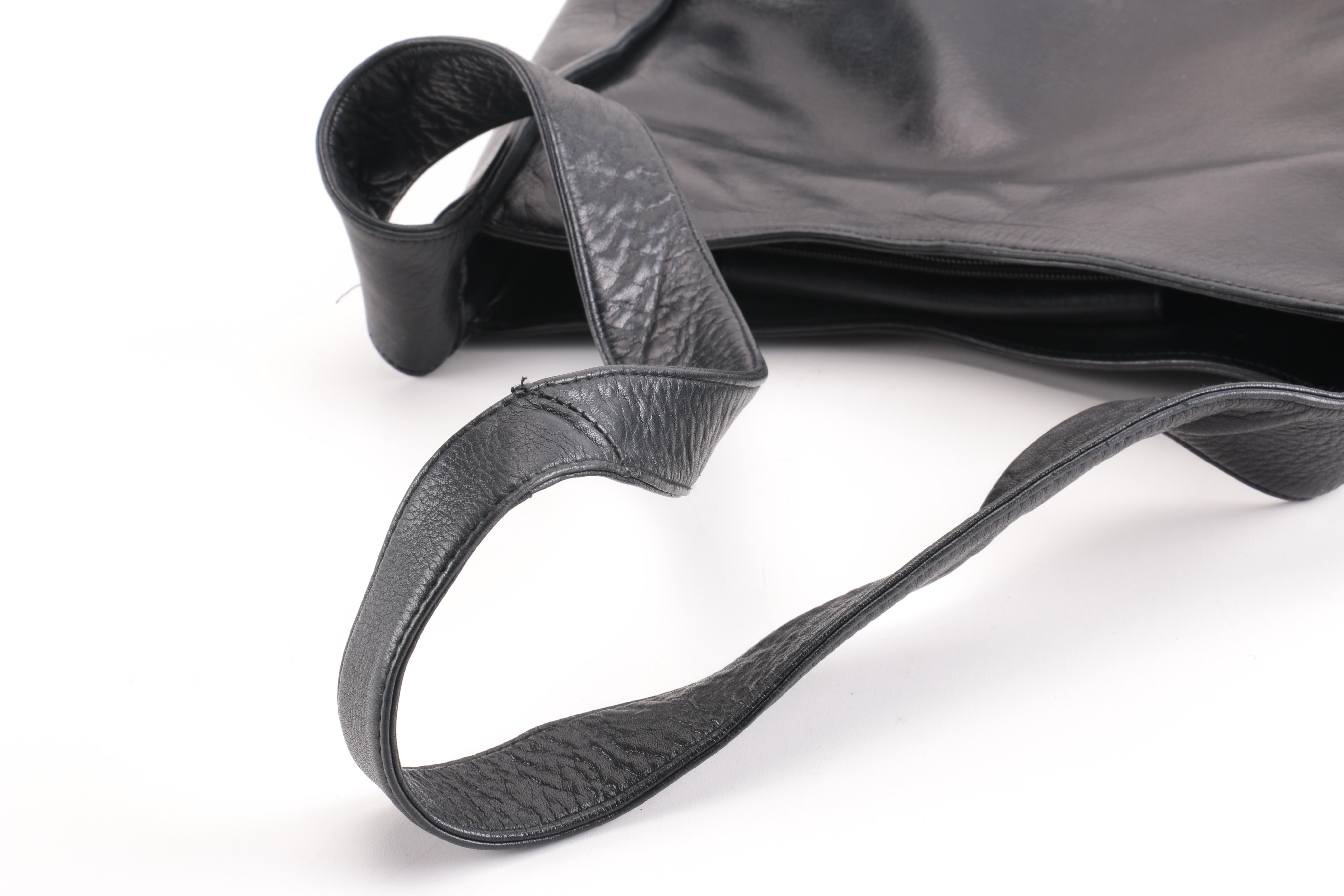 Perlina and Banana Republic Leather Handbags