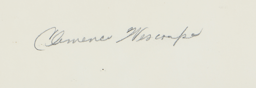 Clemence Wescoupe Limited Edition Serigraph on Paper "Rainbirds"