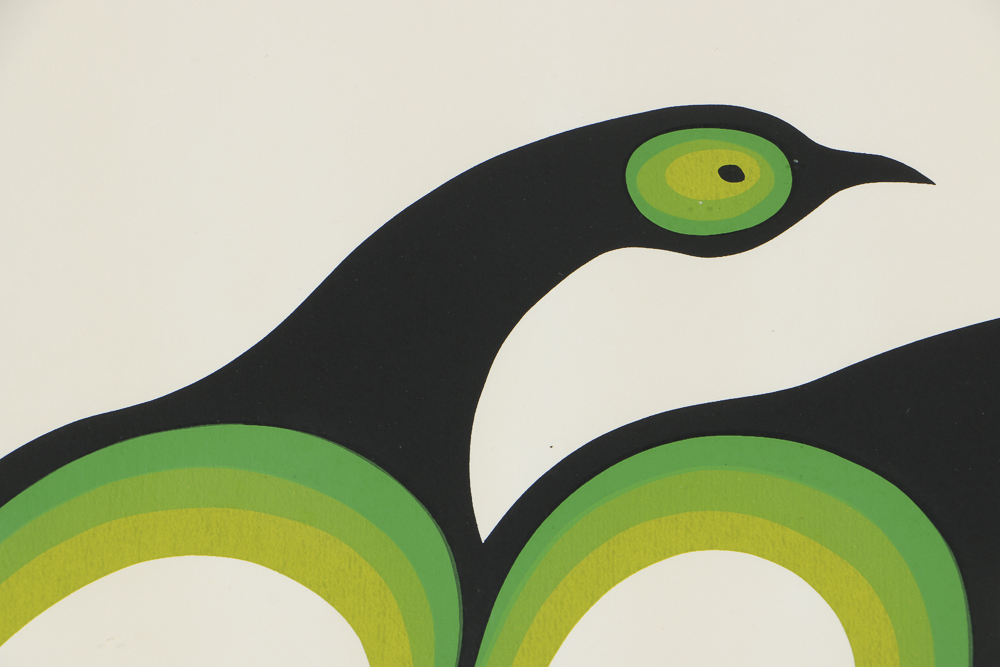 Clemence Wescoupe Limited Edition Serigraph on Paper "Rainbirds"