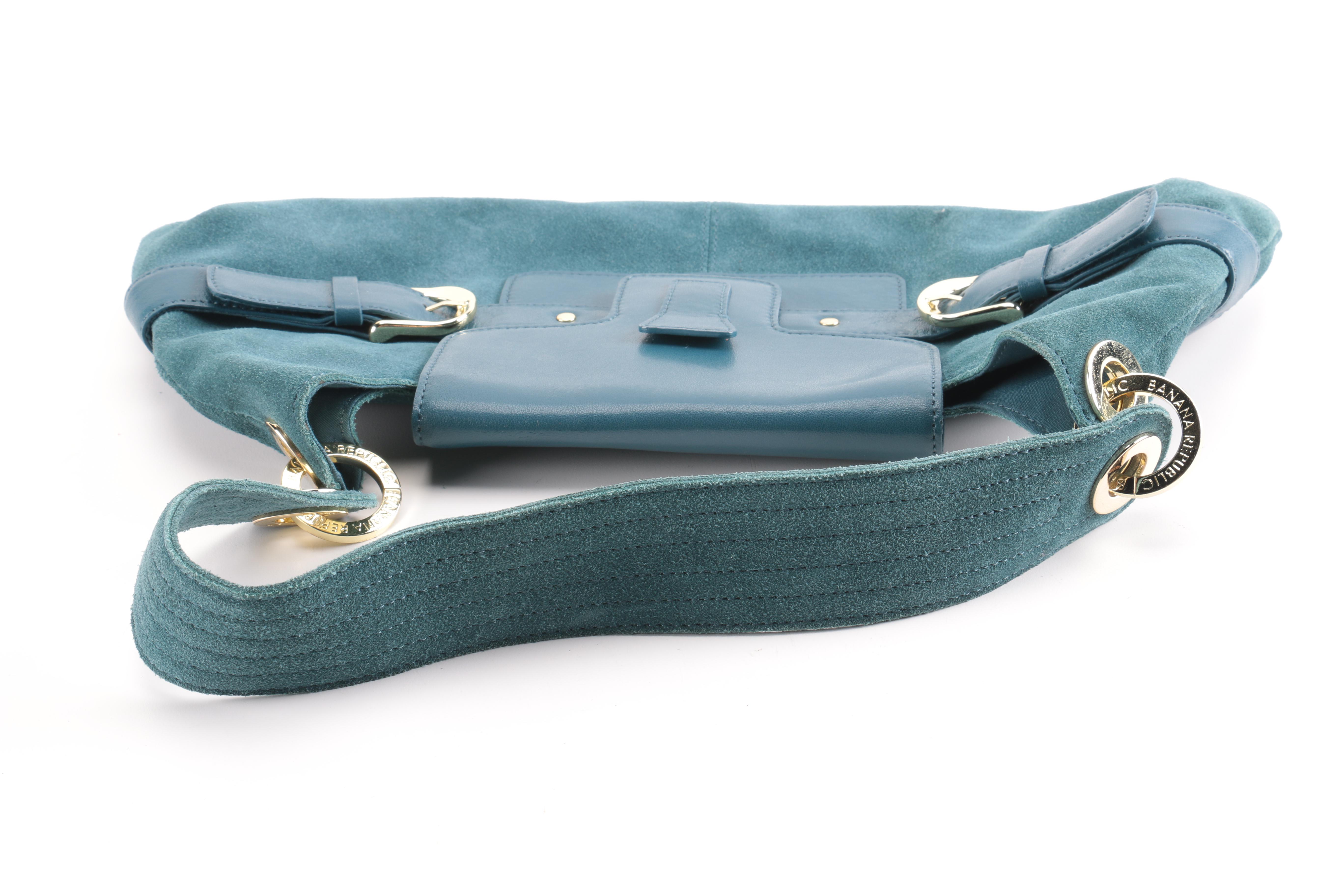 Perlina and Banana Republic Leather Handbags