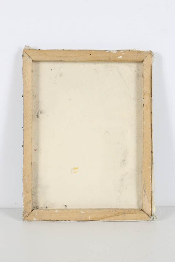 Acrylic Painting on Canvas of Figurative Abstract Scene