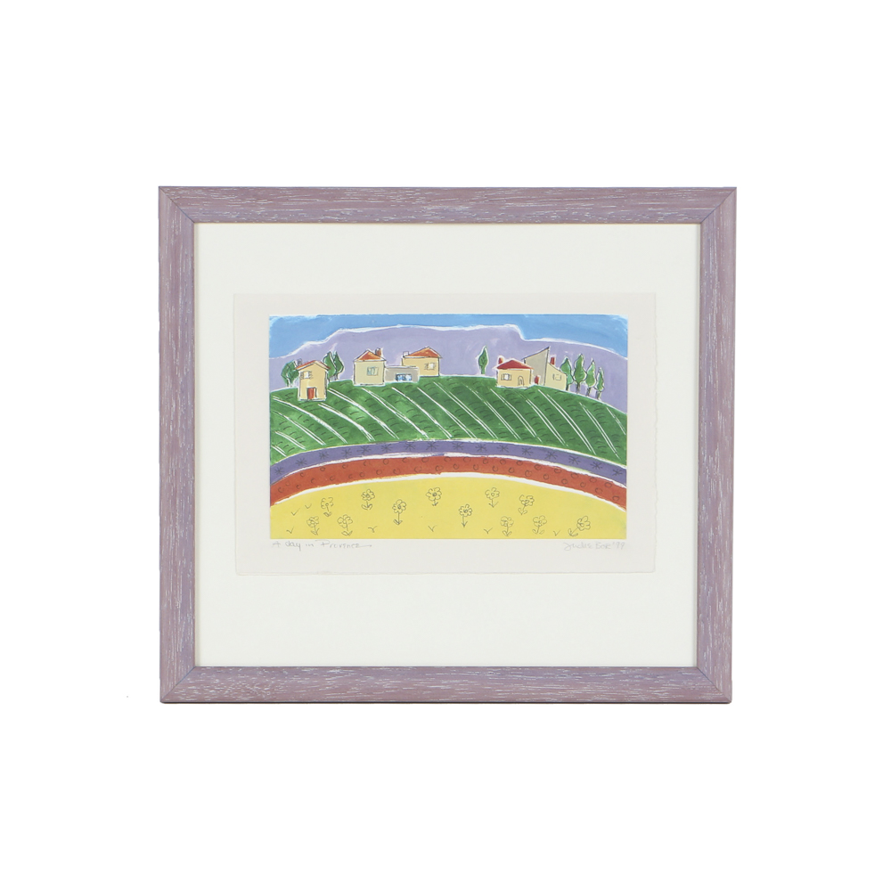 Judie Bor Relief Print on Paper "A Day in Provence"