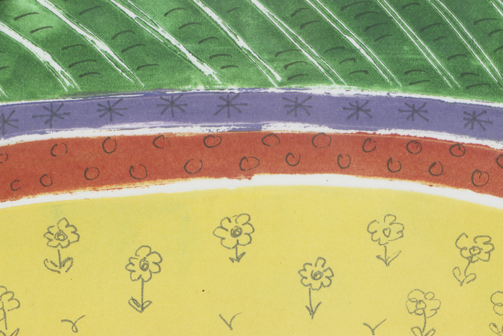 Judie Bor Relief Print on Paper "A Day in Provence"