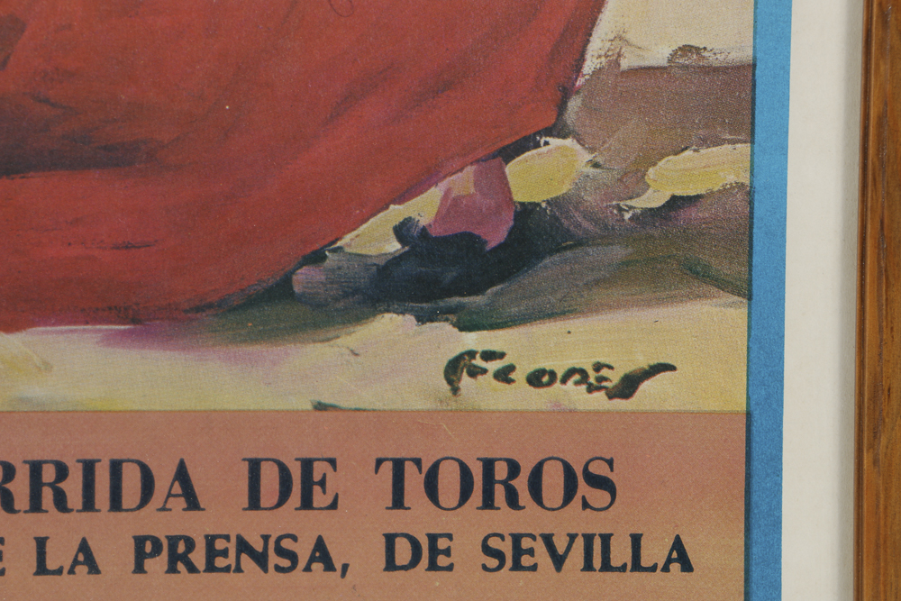 Offset Lithograph Poster for Plaza De Toros de Sevilla