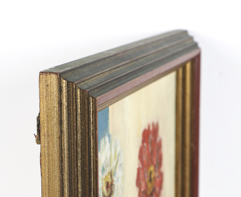 Oil Painting on Canvas of Vibrant Blossoms