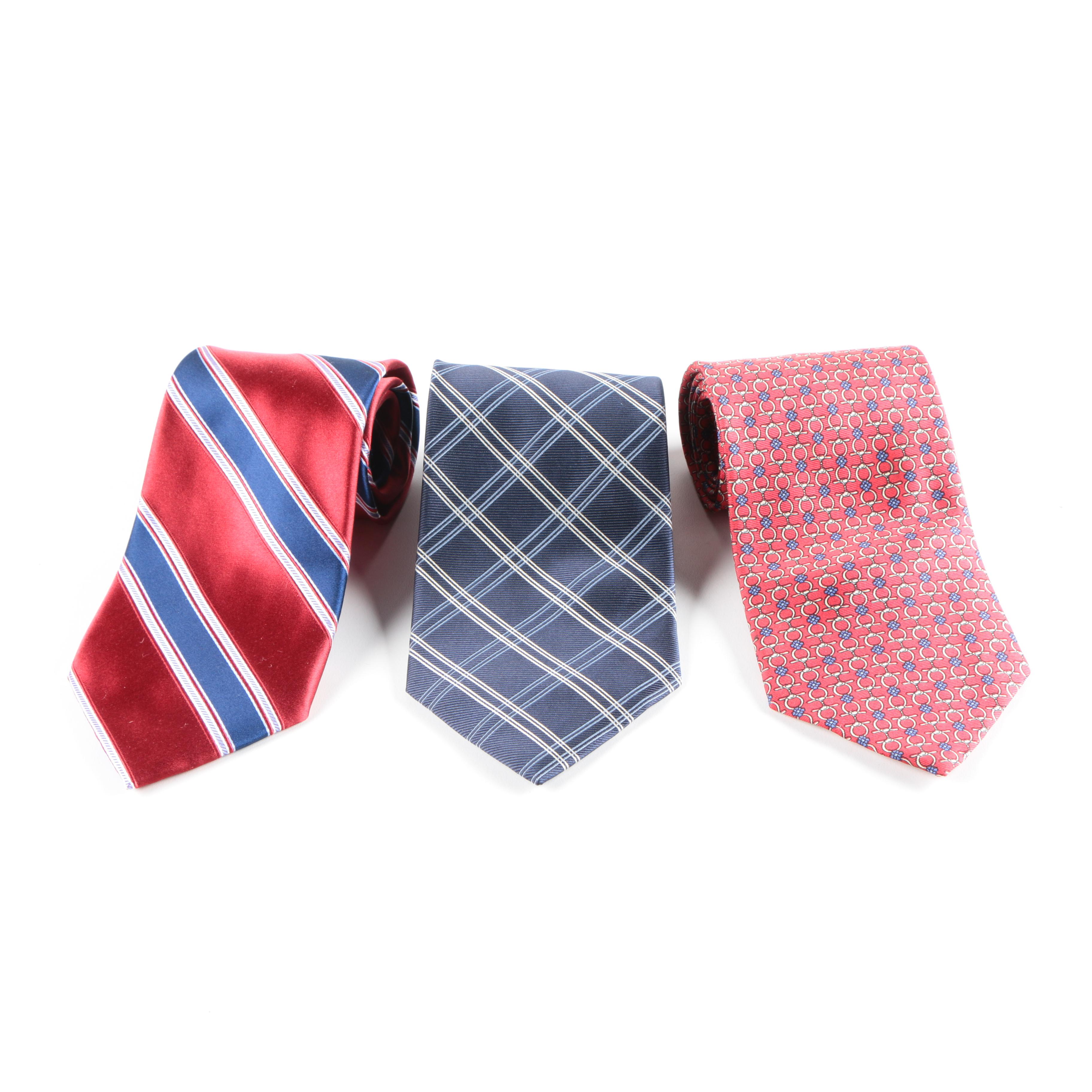 Men's Neckties Including Brooks Brothers