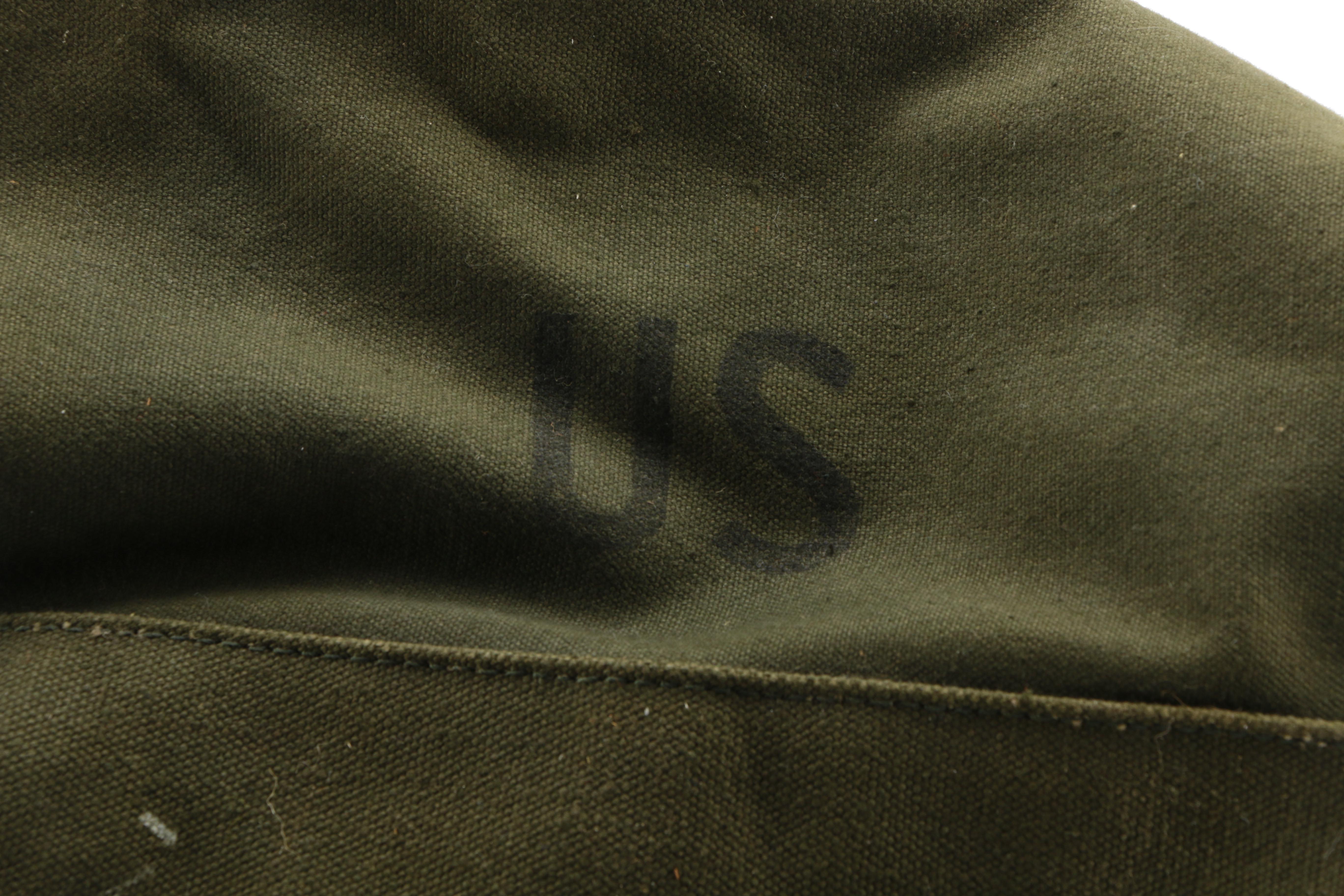 Military "Type II" Duffel Bag and WWII M1943  E-Tool