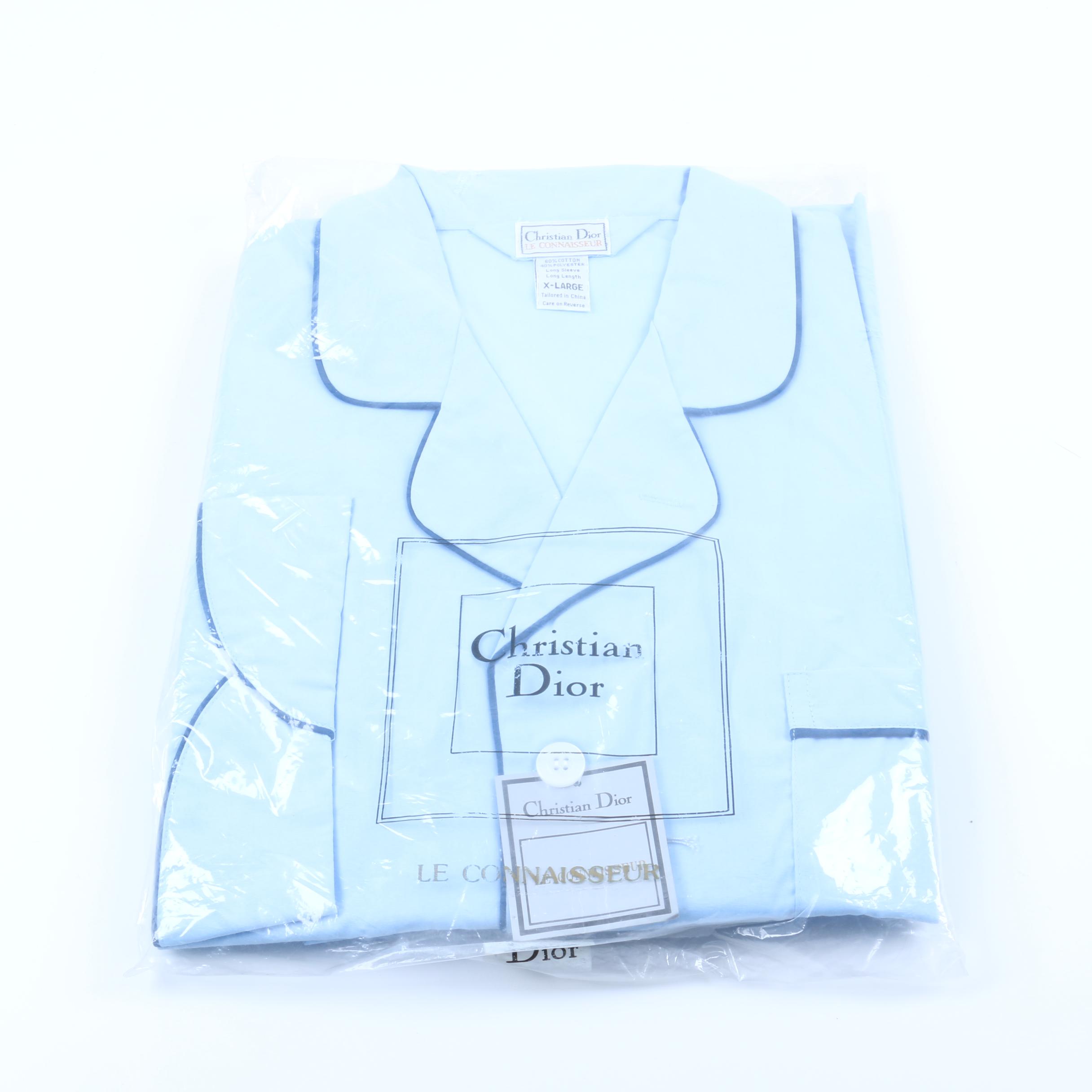 Christian Dior Le Connaisseur Men's Pajama Set New Old Stock