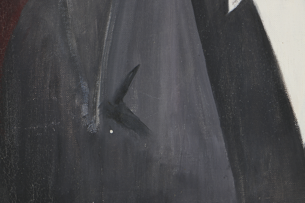 Acrylic Portrait on Canvas Board of Gentleman