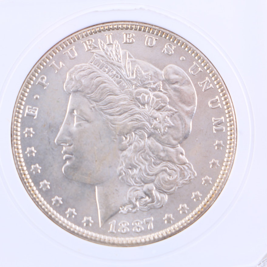 1887 Morgan Dollar