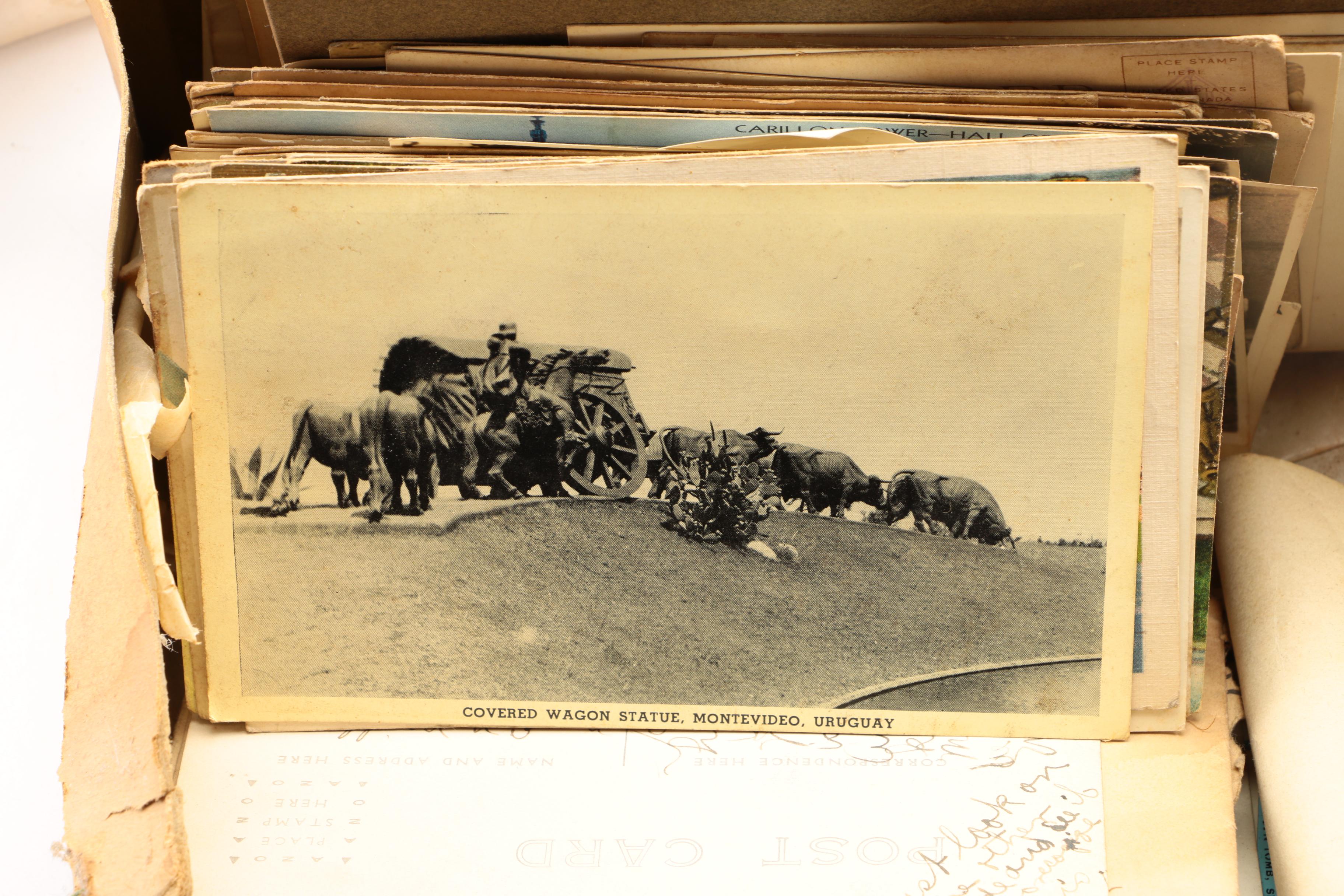 Assorted Vintage Photos and Postcards Collection