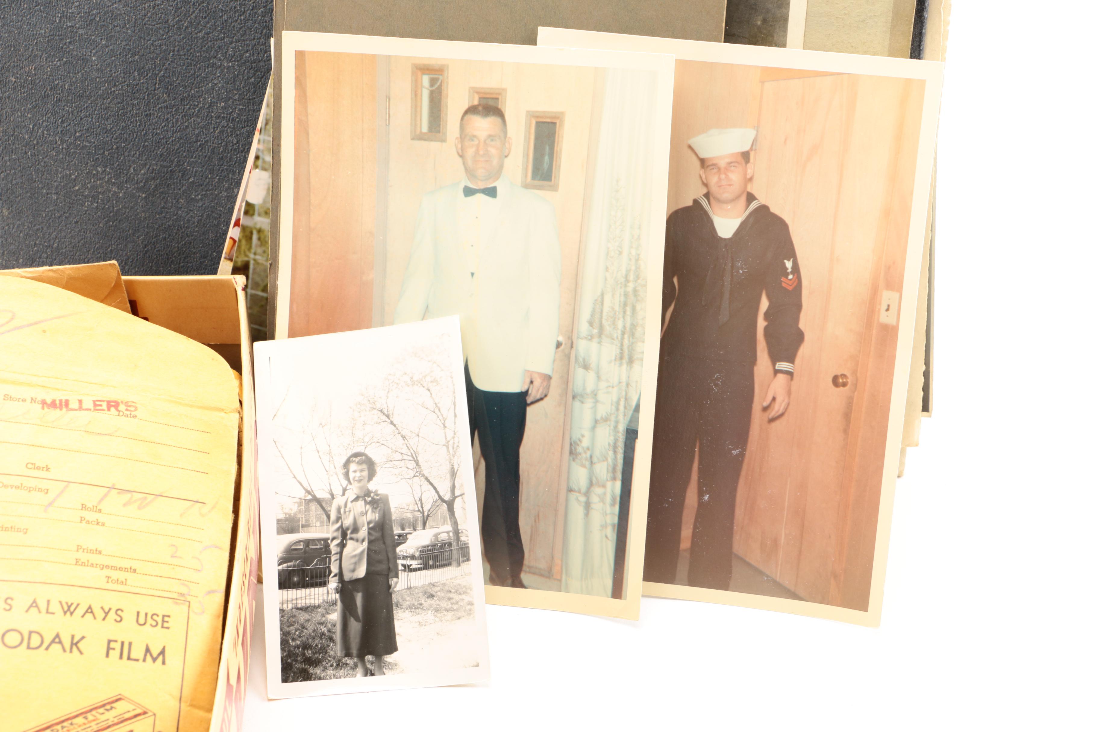 Assorted Vintage Photos and Postcards Collection