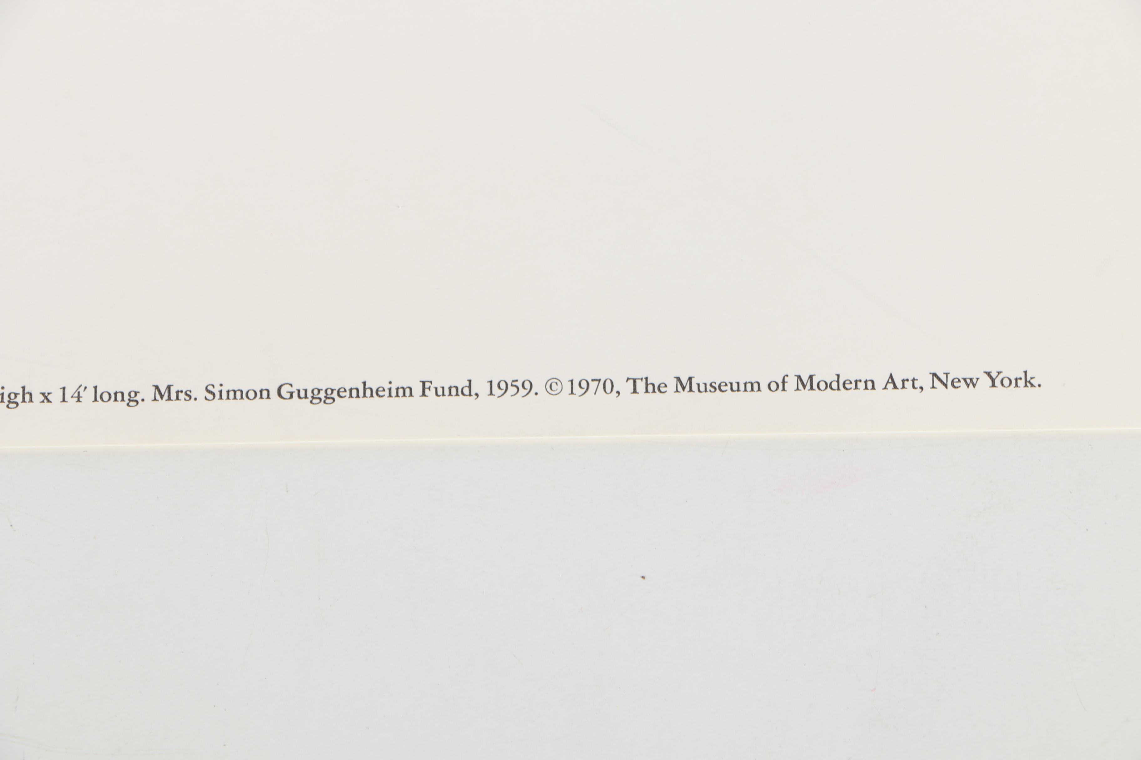 Offset Lithographs After Claude Monet's Waterlilies