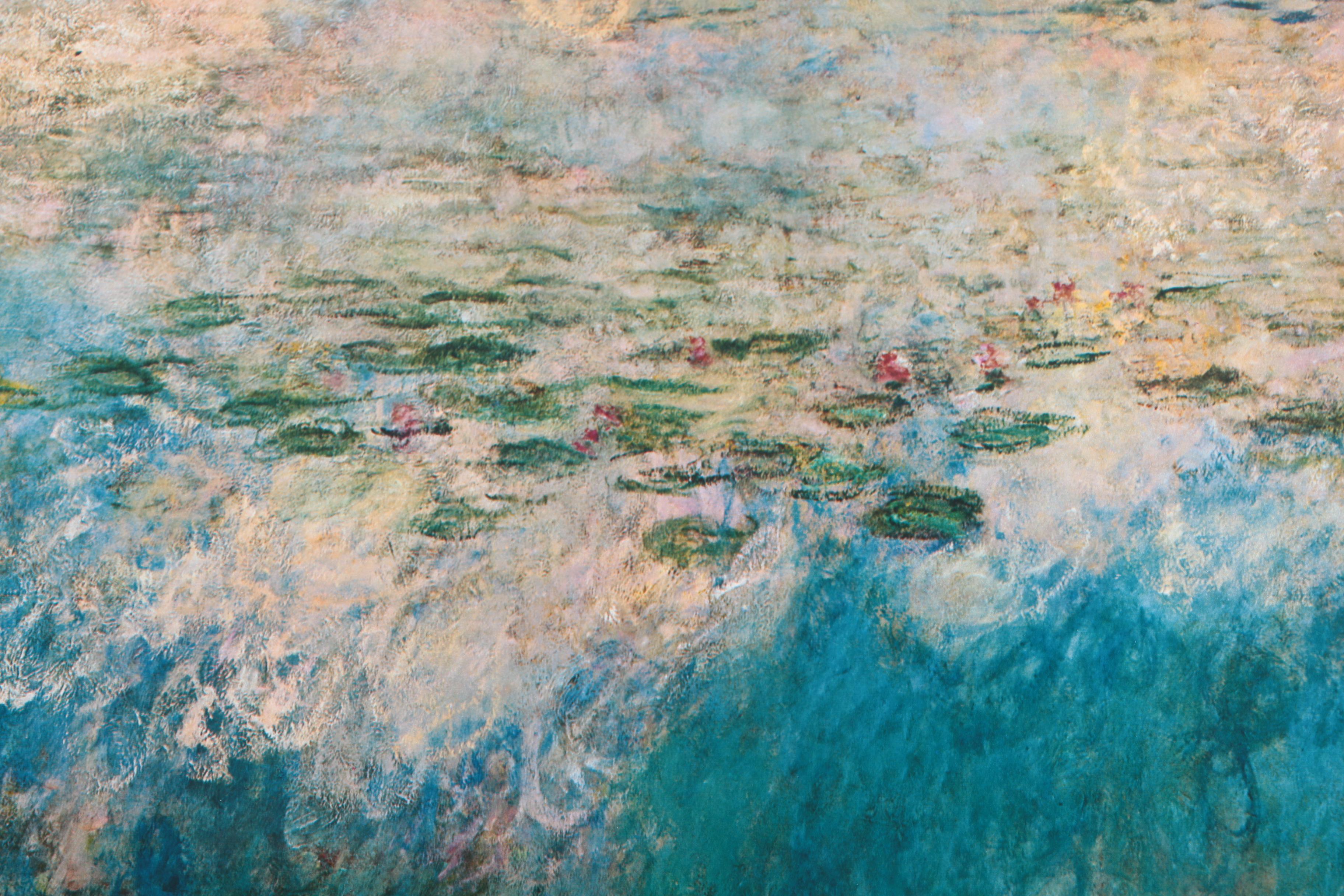 Offset Lithographs After Claude Monet's Waterlilies