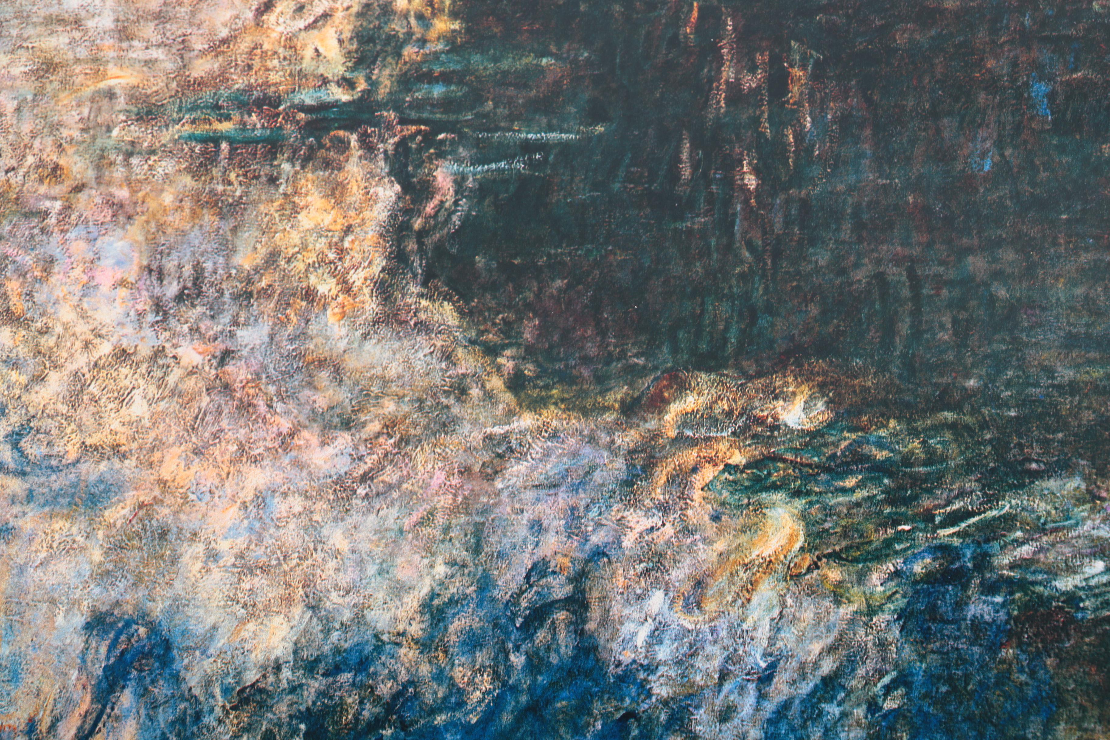 Offset Lithographs After Claude Monet's Waterlilies