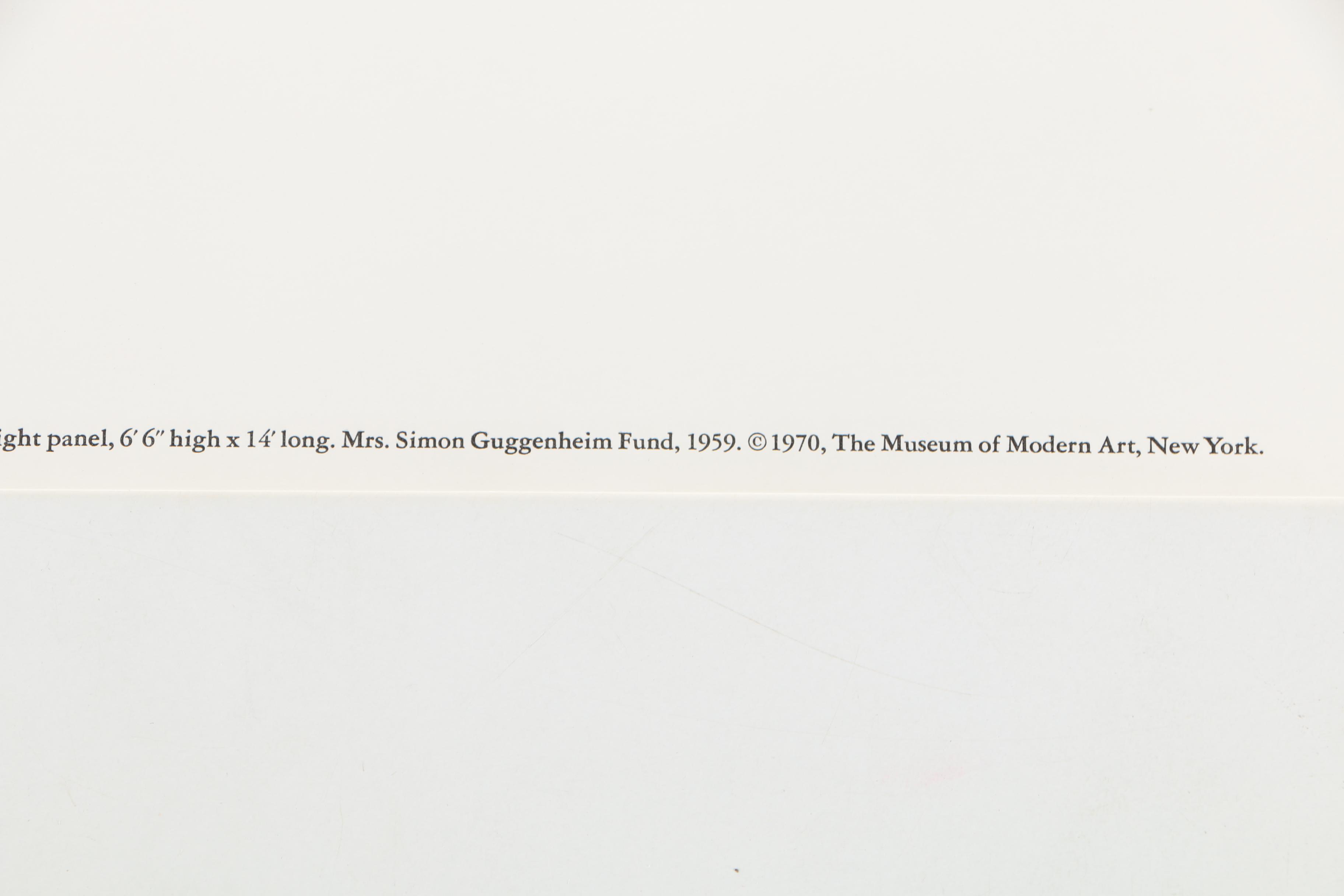 Offset Lithographs After Claude Monet's Waterlilies