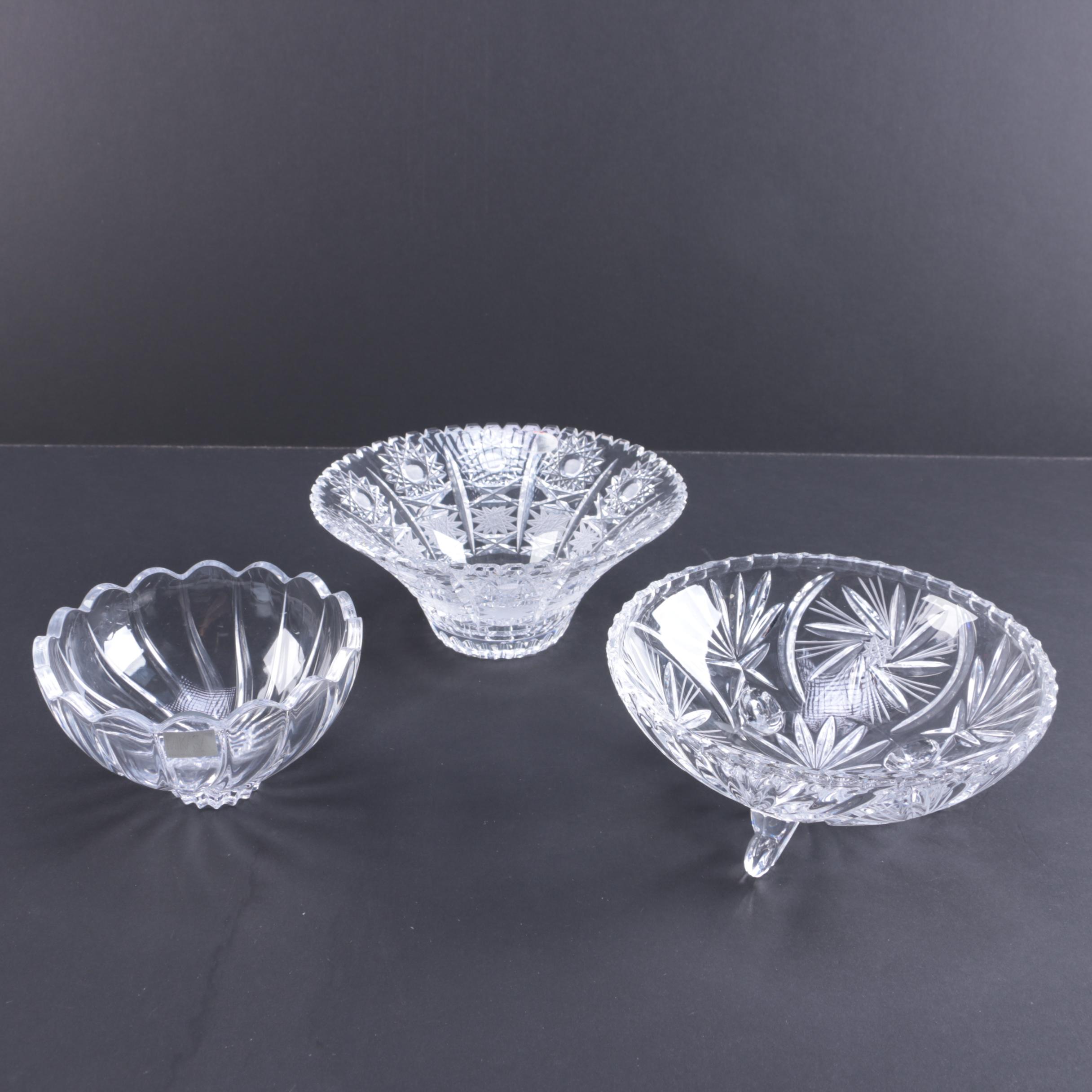 Crystal Bowls including Mikasa